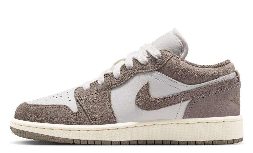 Air Jordan 1 Low GS Olive Grey Enigma Stone