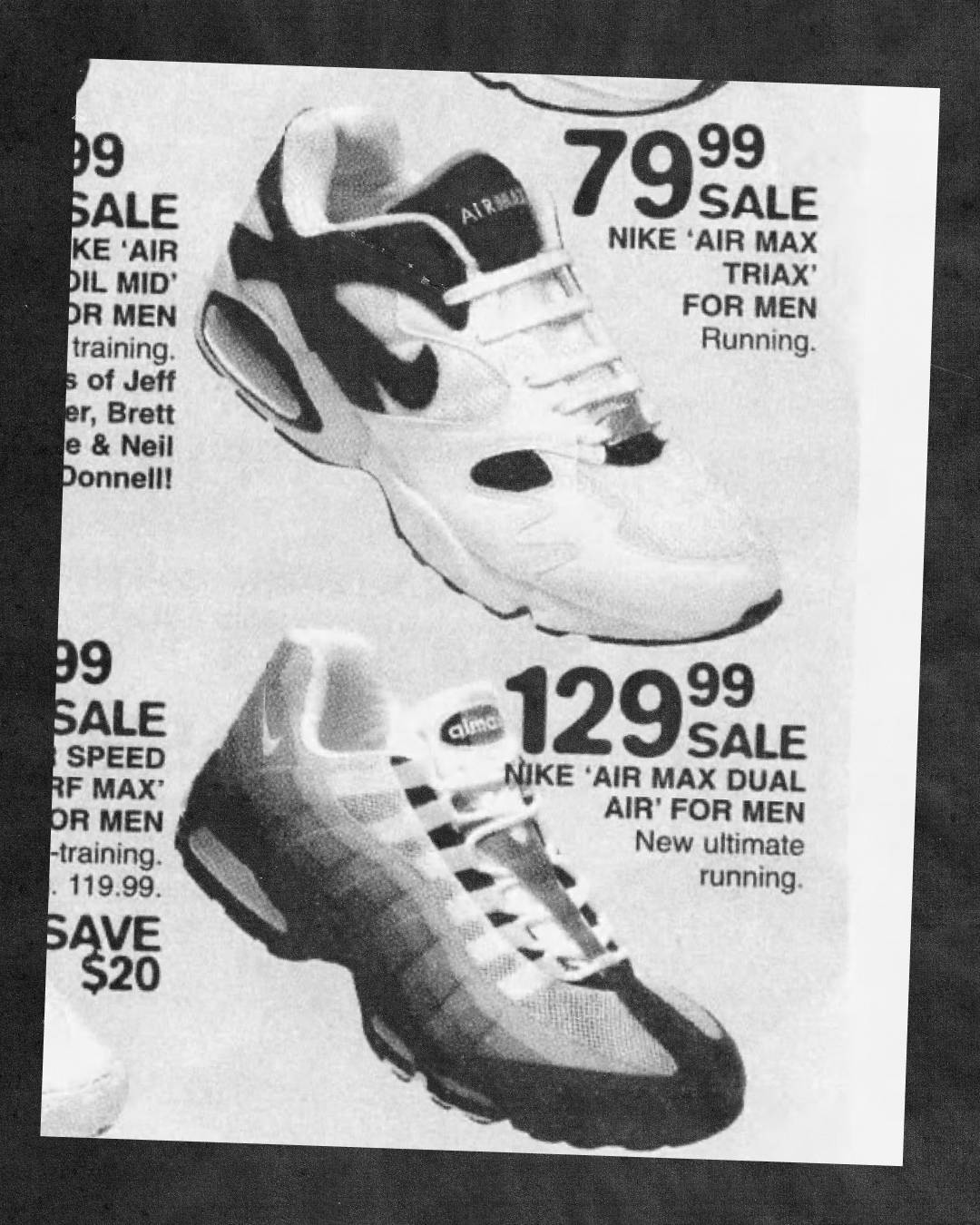nike air max 95 magazine advert retro scan