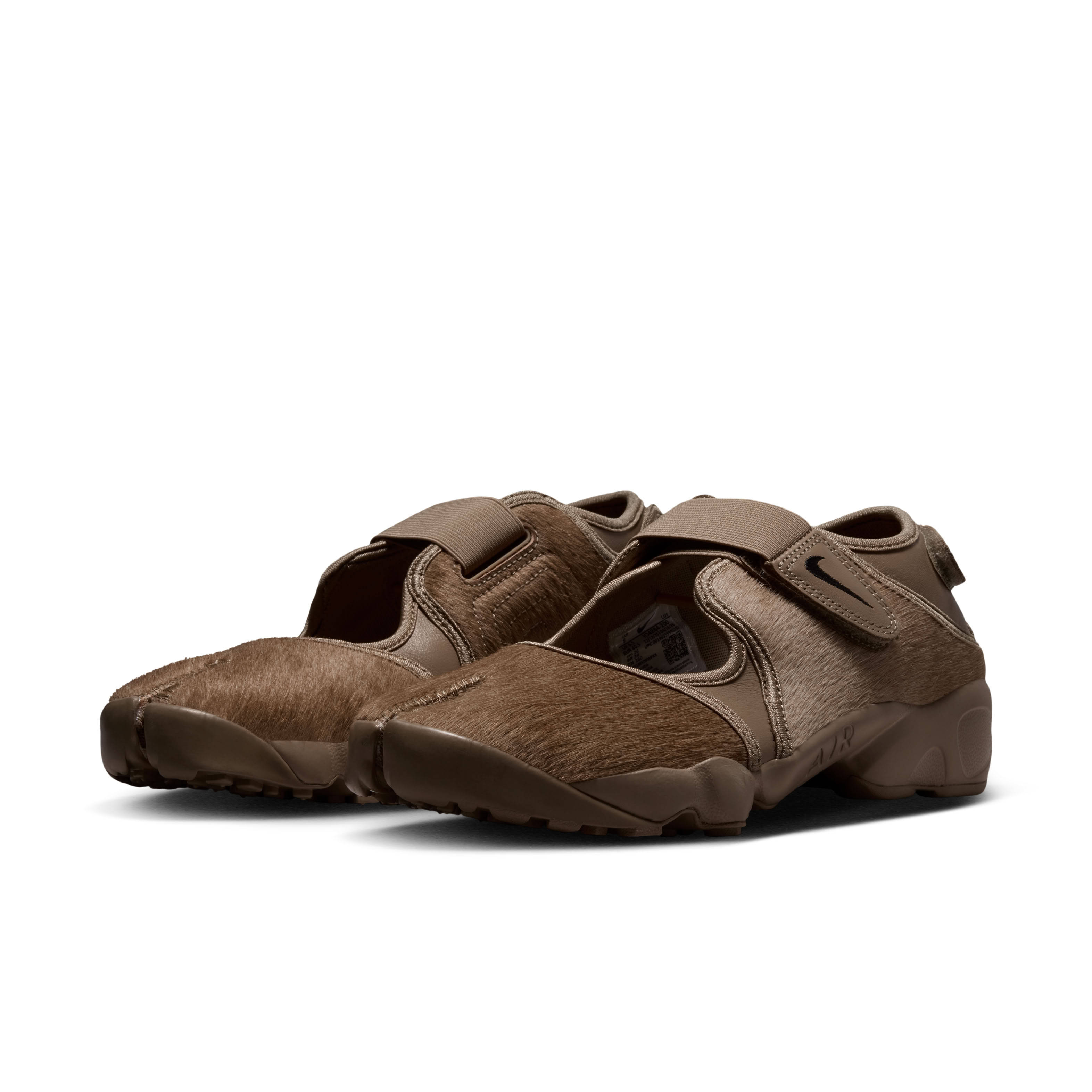 Nike Air Rift Pony Hair Pack Dark Driftwood Pair