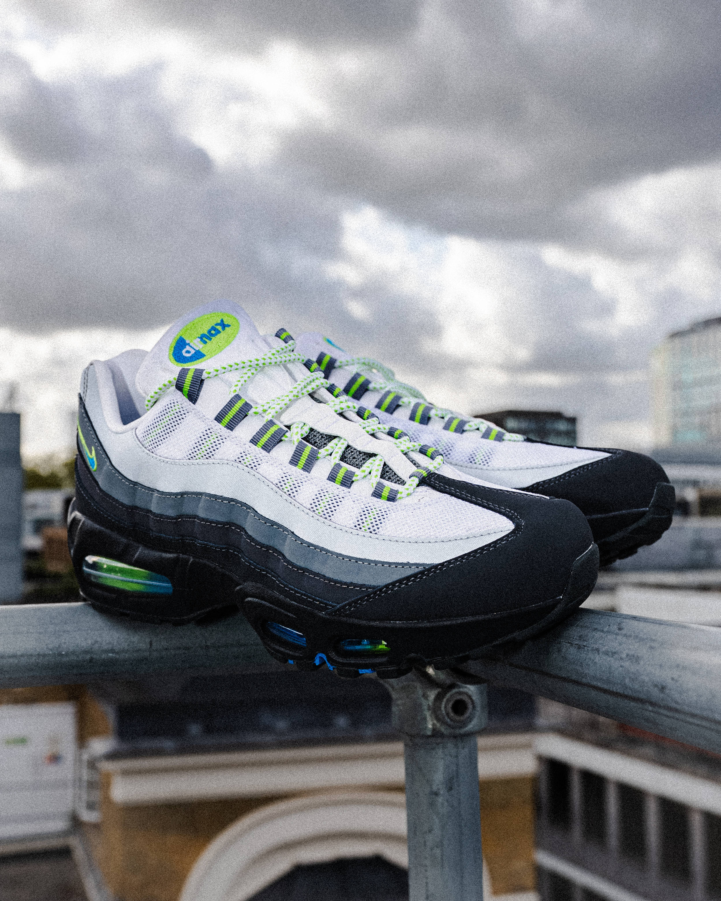 jd exclusive air max 95 apple green