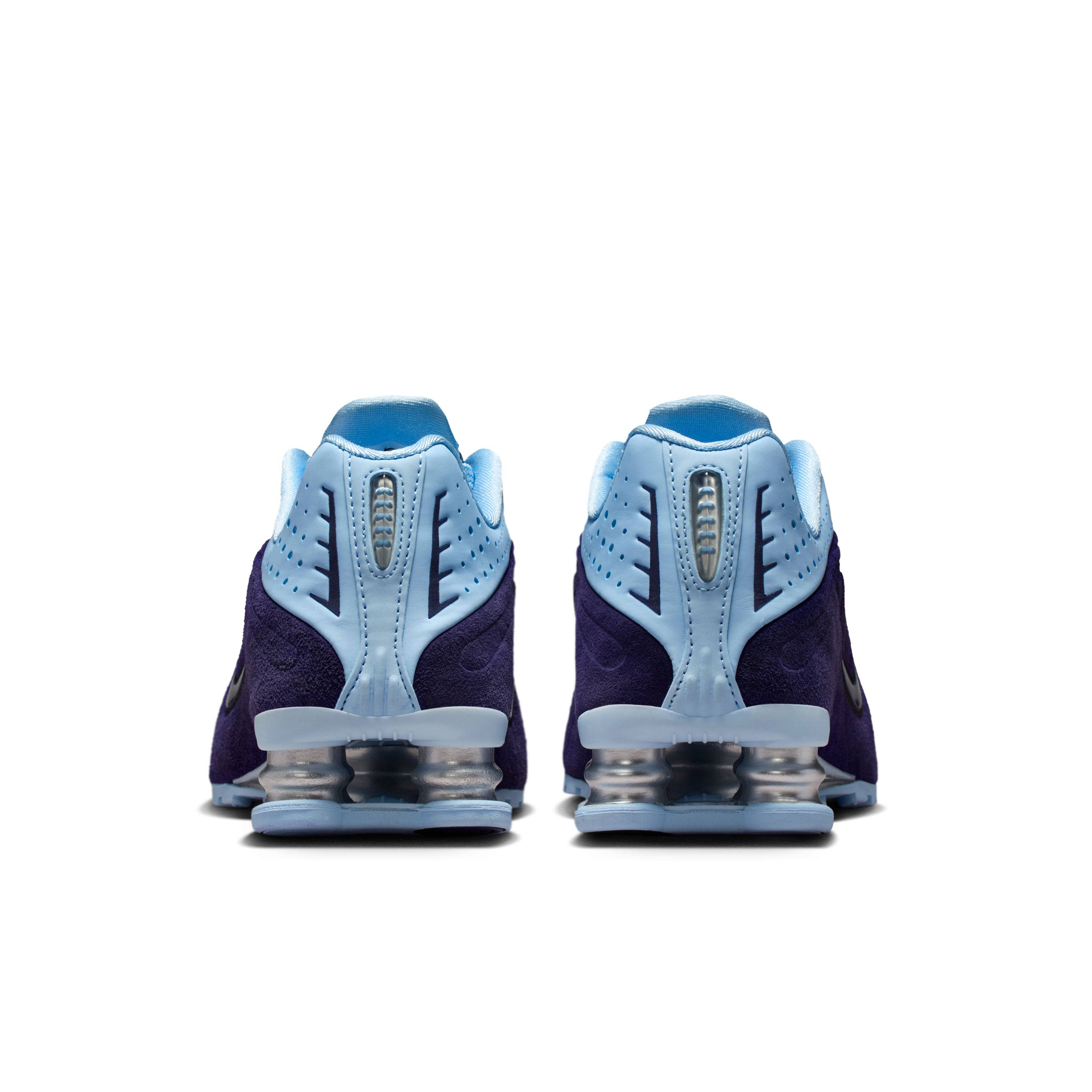 Nike Shox R4 Imperial Purple Celestine Blue HQ7739 500 back