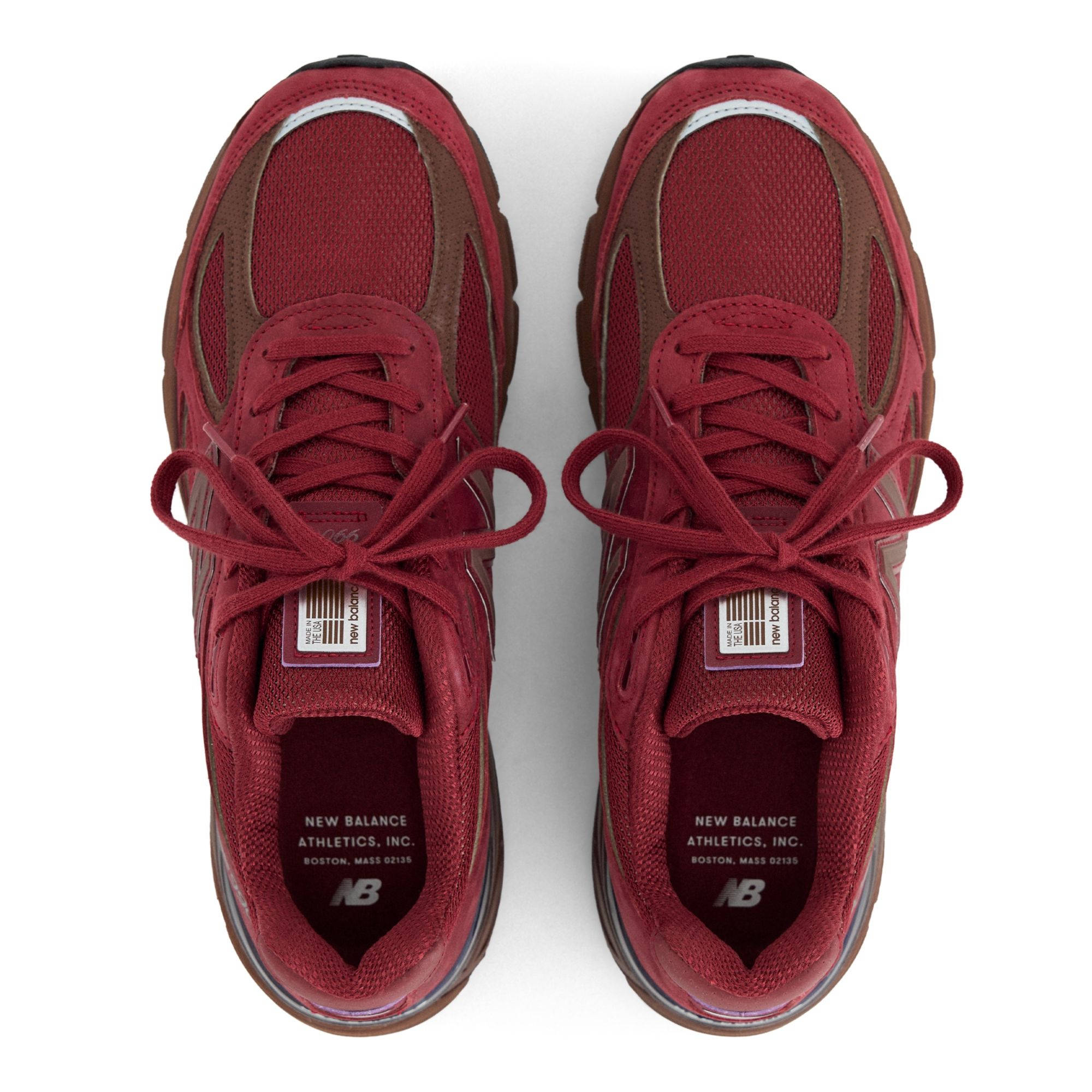New Balance 990v4 Monarch Burgundy U990BR4 middle