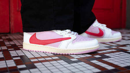 The Wait for the Travis Scott “Shy Pink” Jordan 1 Low Is Nearly Over The Wait for the Travis Scott “Shy Pink” Jordan 1 Low Is Nearly Over