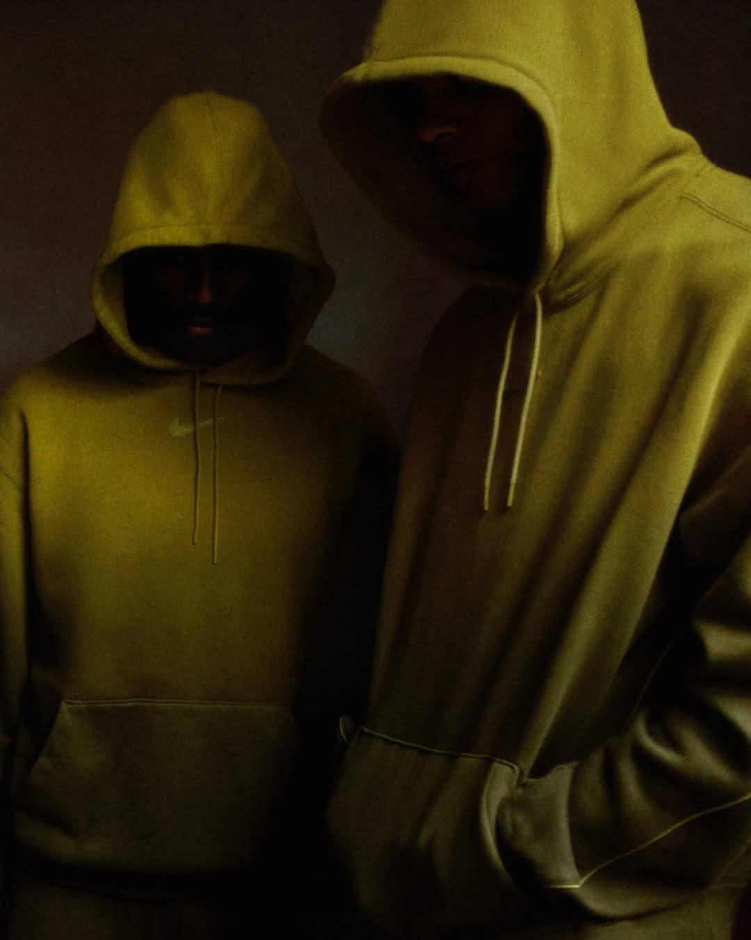 nocta x nike cardinal stock mustard yellow tracksuit top