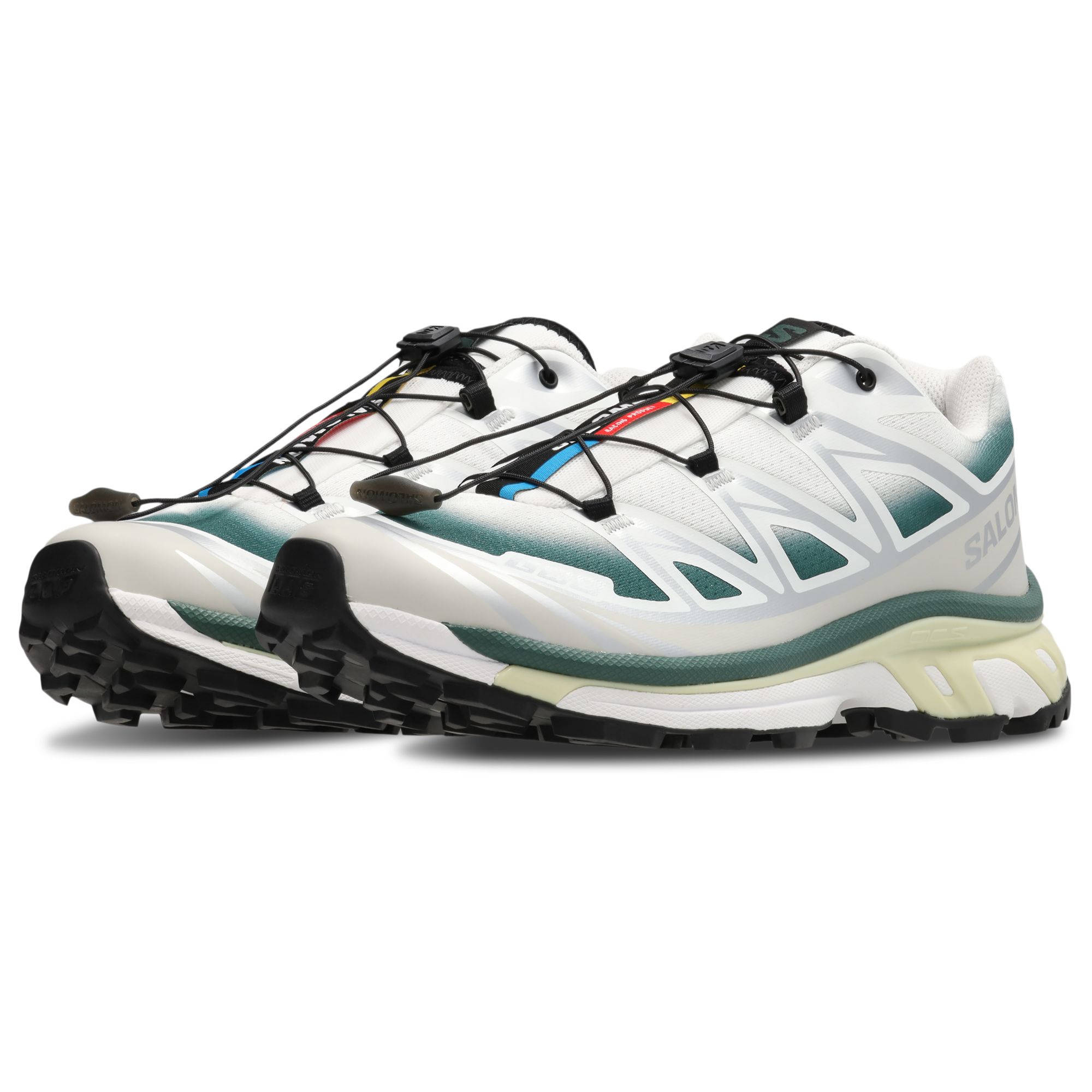 Salomon XT 6 Skyline White Bistro Green L49275600 front