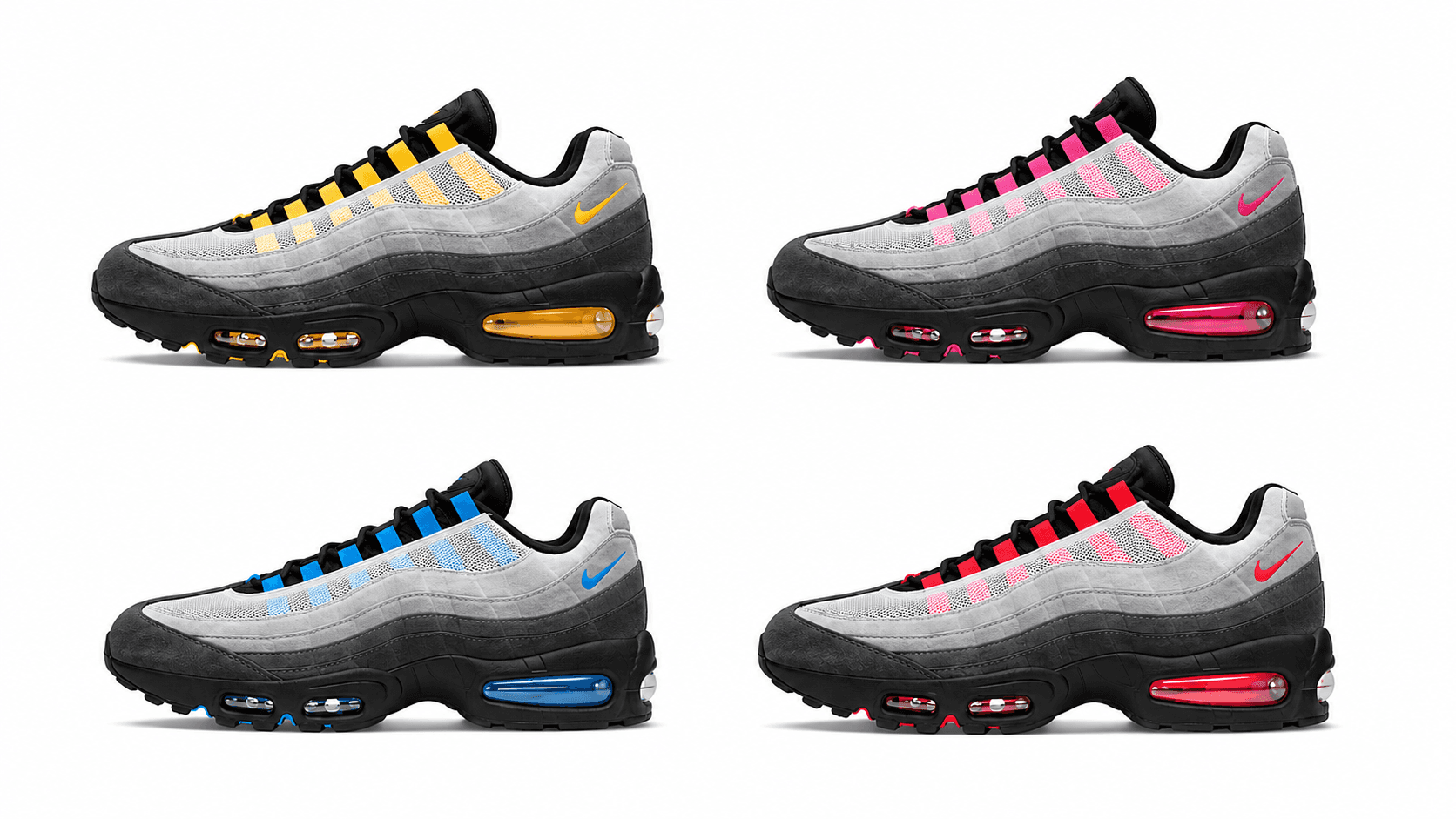 nike air max 95 black tongue pack