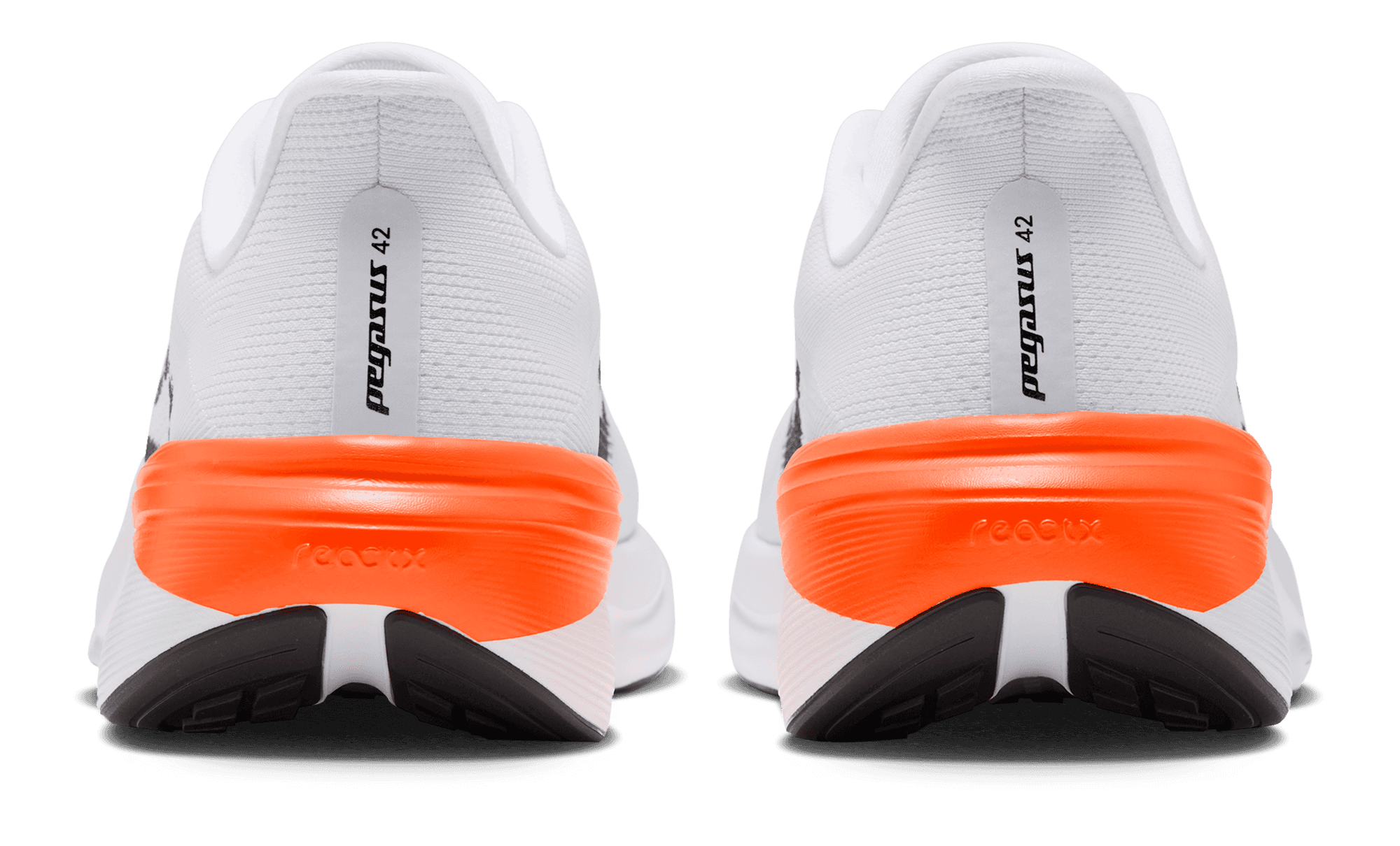 Nike Pegasus 42 White Total Orange IZ6178-101 back