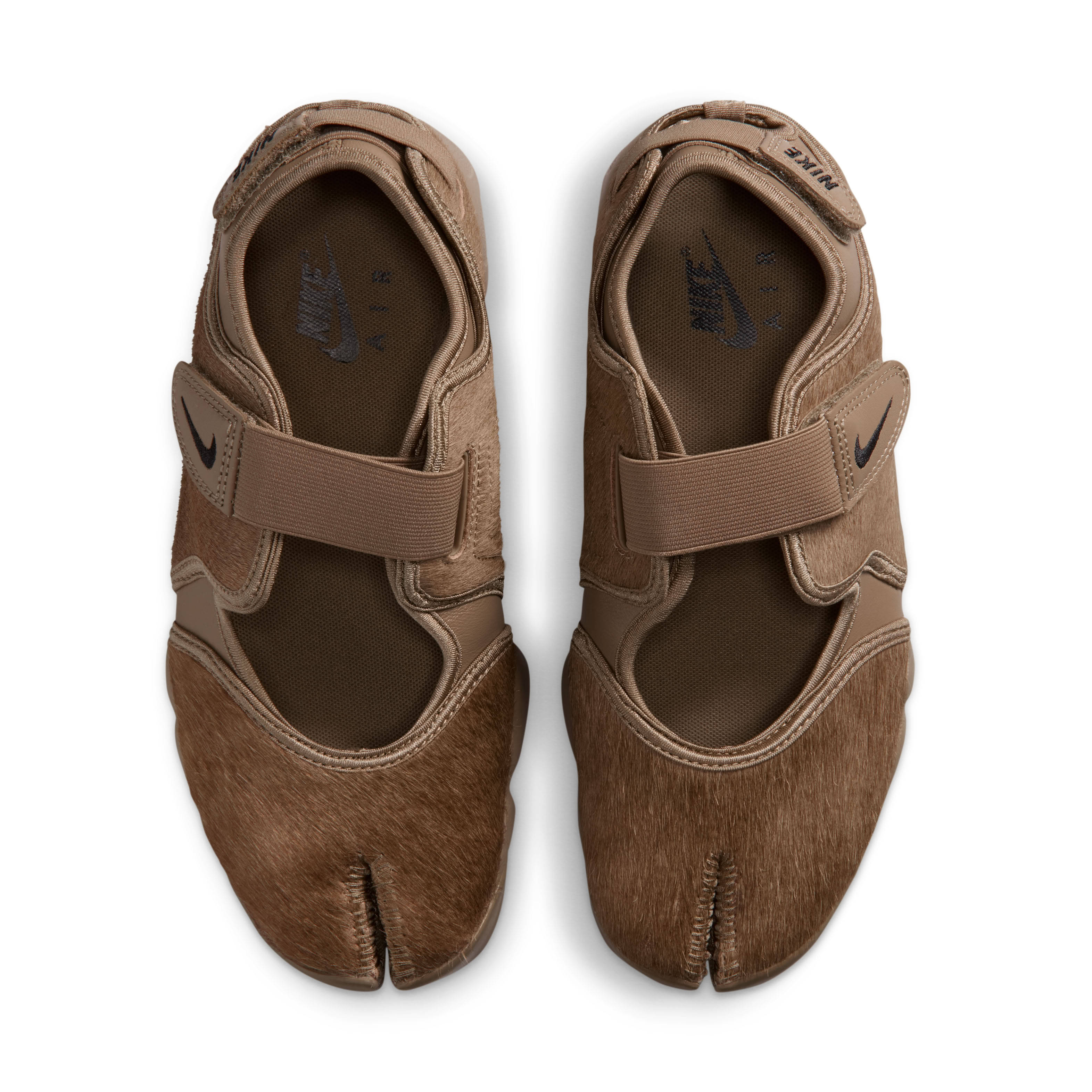 Nike Air Rift Pony Hair Pack Dark Driftwood Top