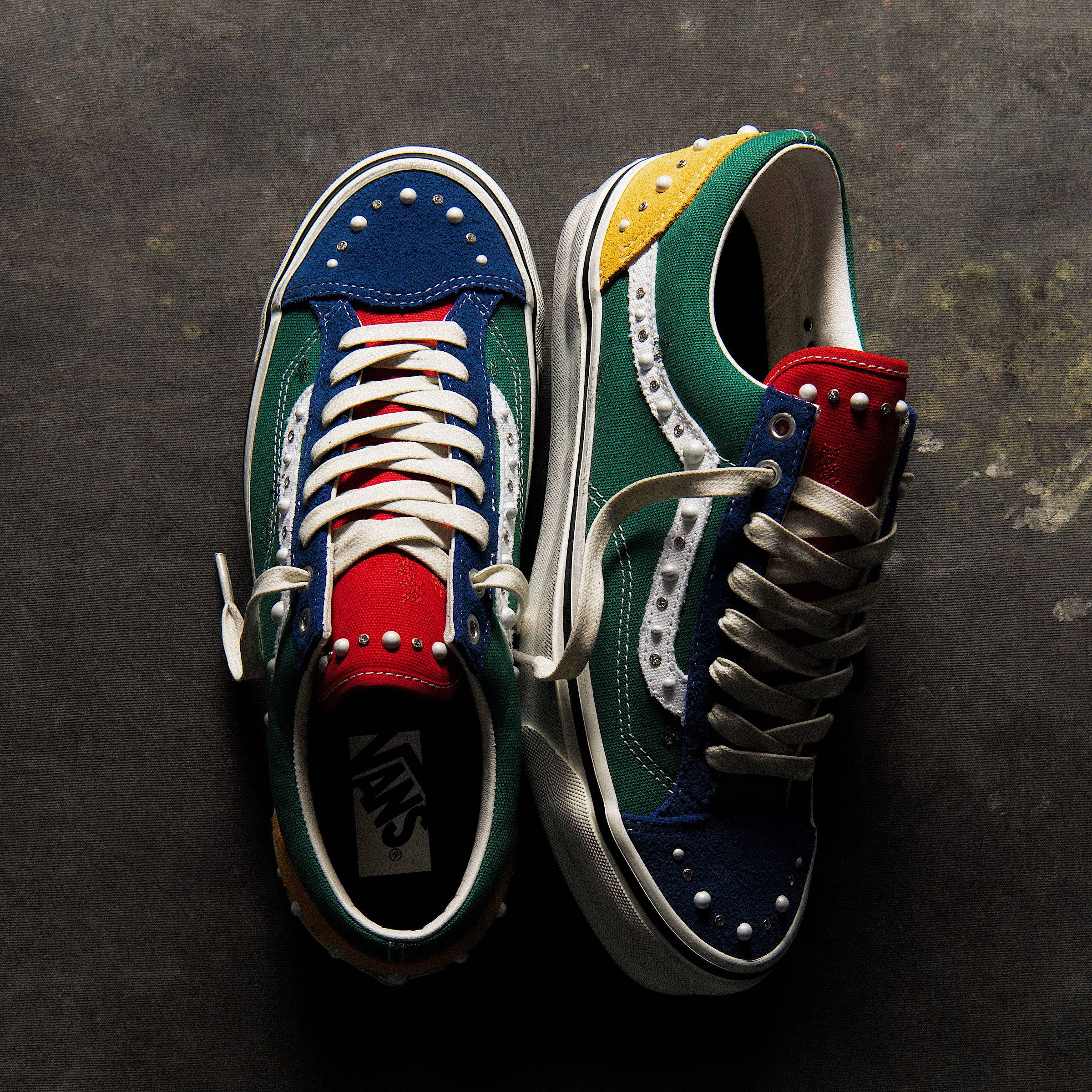 Vans Old Skool 36 Pearlized Green VN000E8VBGK lifestyle