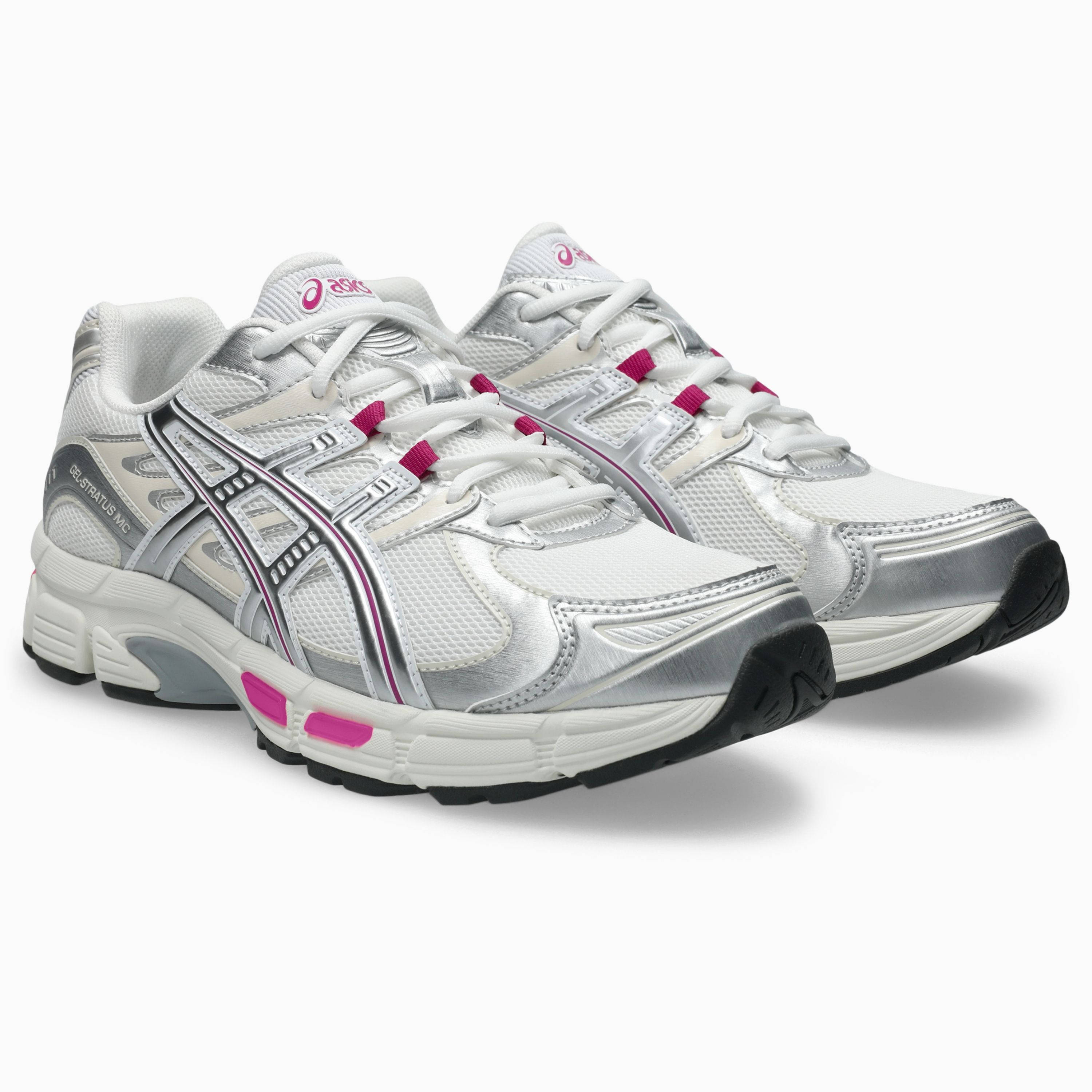 ASICS Gel Stratus MC White Raspberry 1203B049 101 front