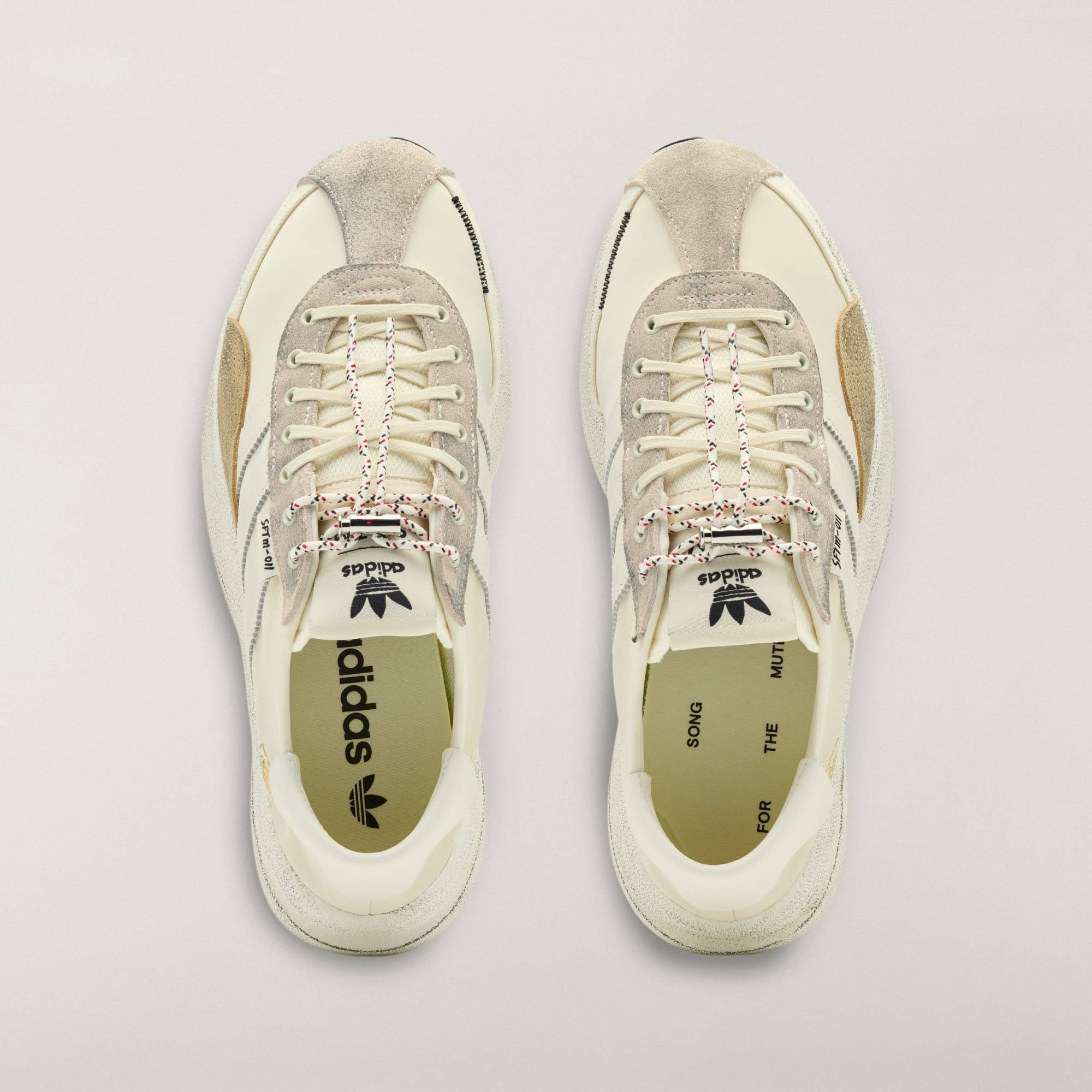SFTM x adidas SL 72 Pro Cream White HQ7605 middle