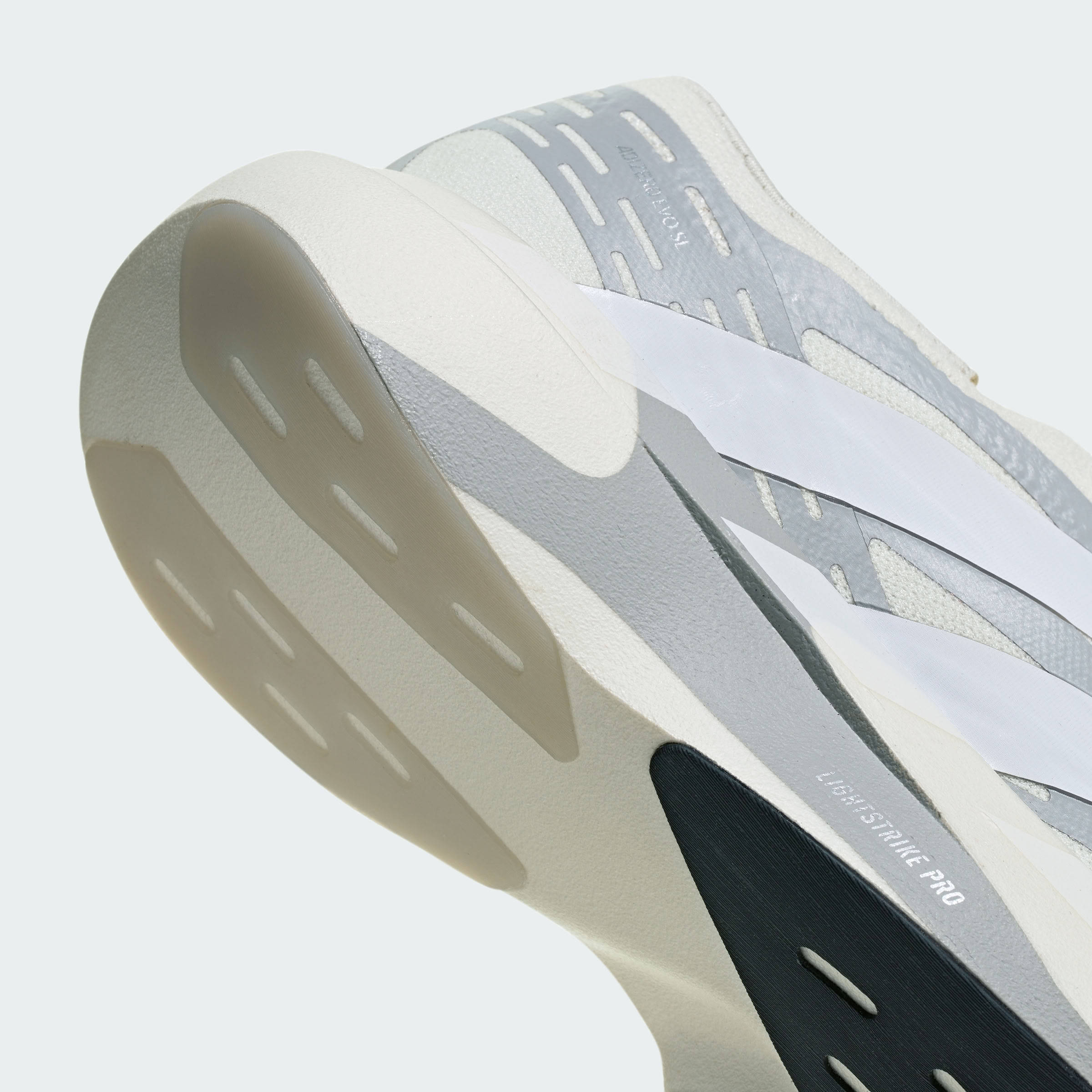 adidas Adizero Evo SL Laceless White Grey Detail