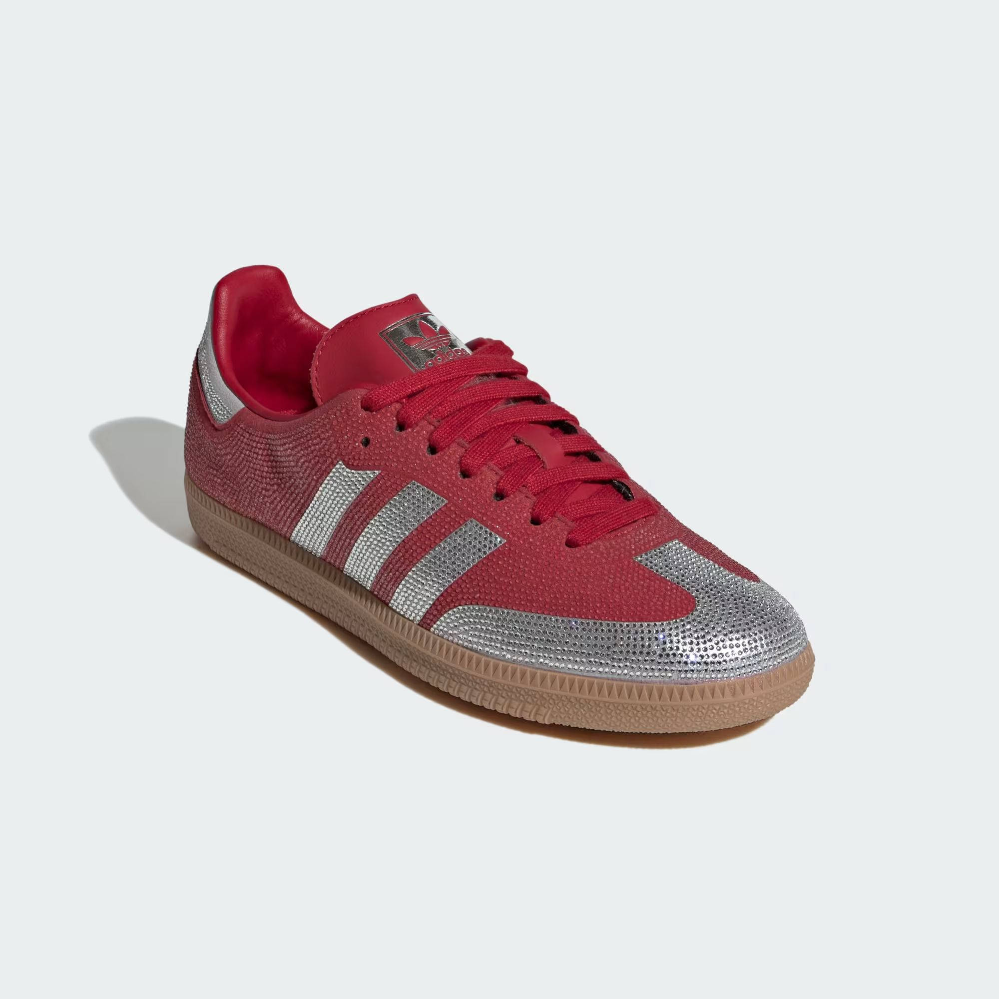 adidas Samba OG Team Victory Red Silver  front
