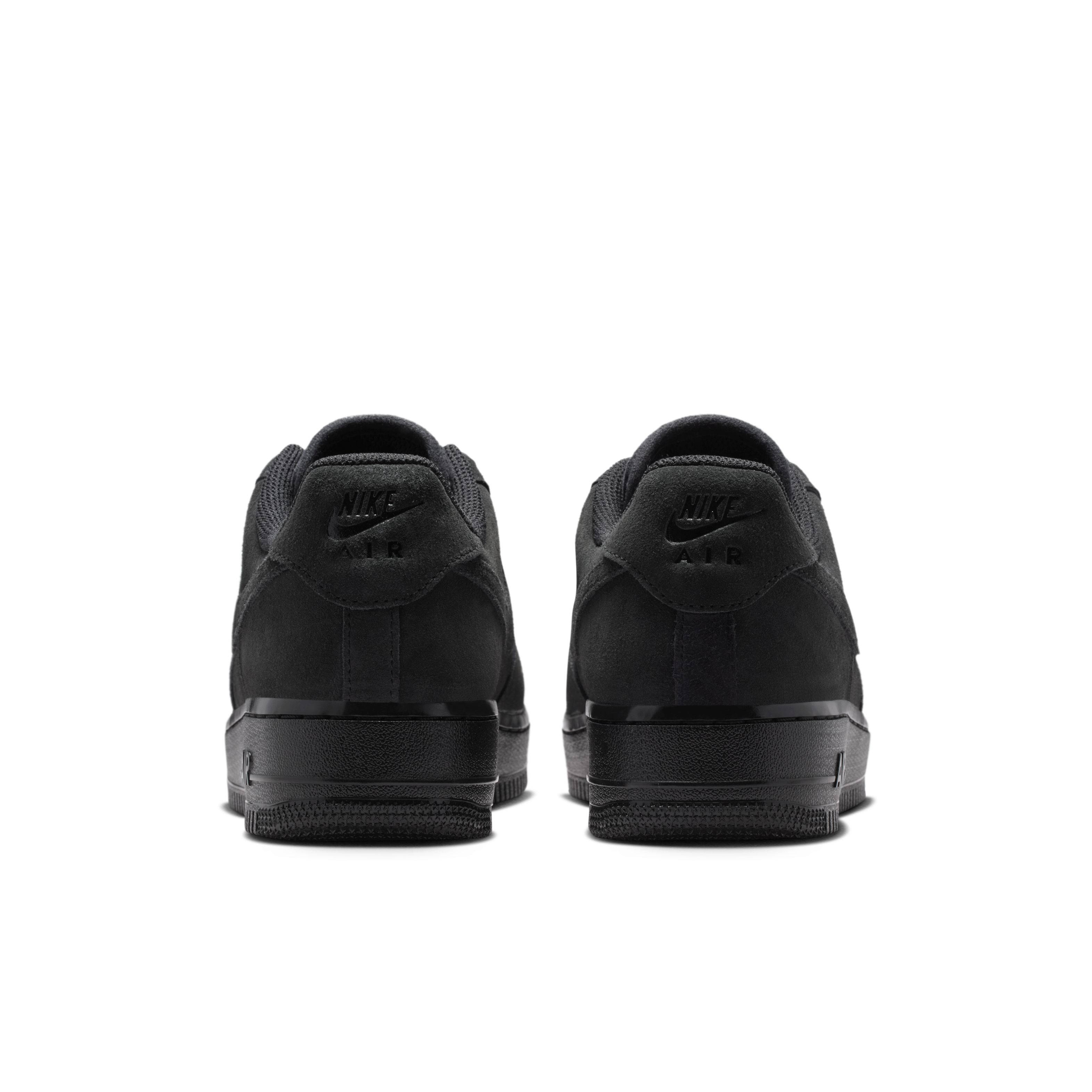Nike Air Force 1 07 Black Womens back