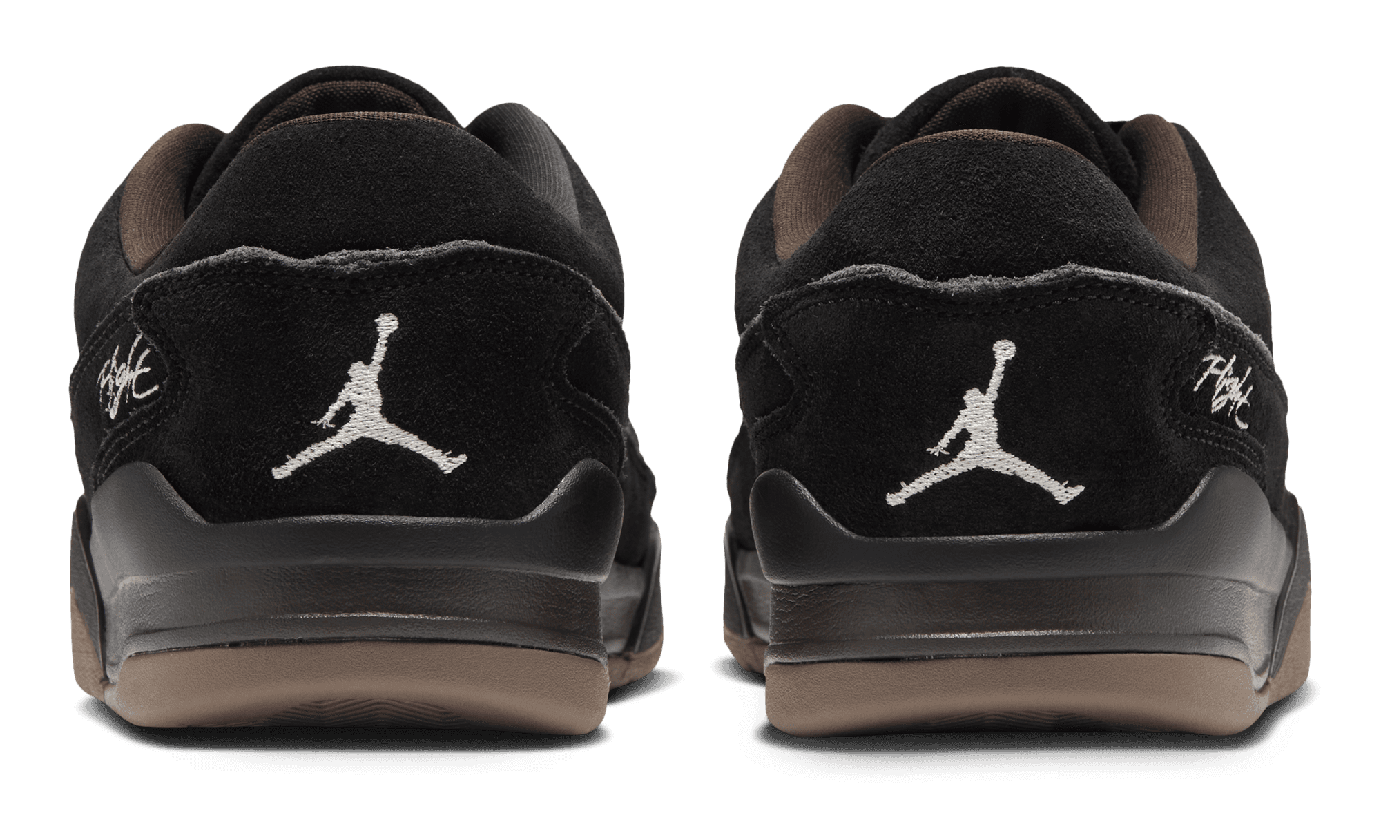 Air Jordan Flight Court Black Velvet Brown HF3255-017 back