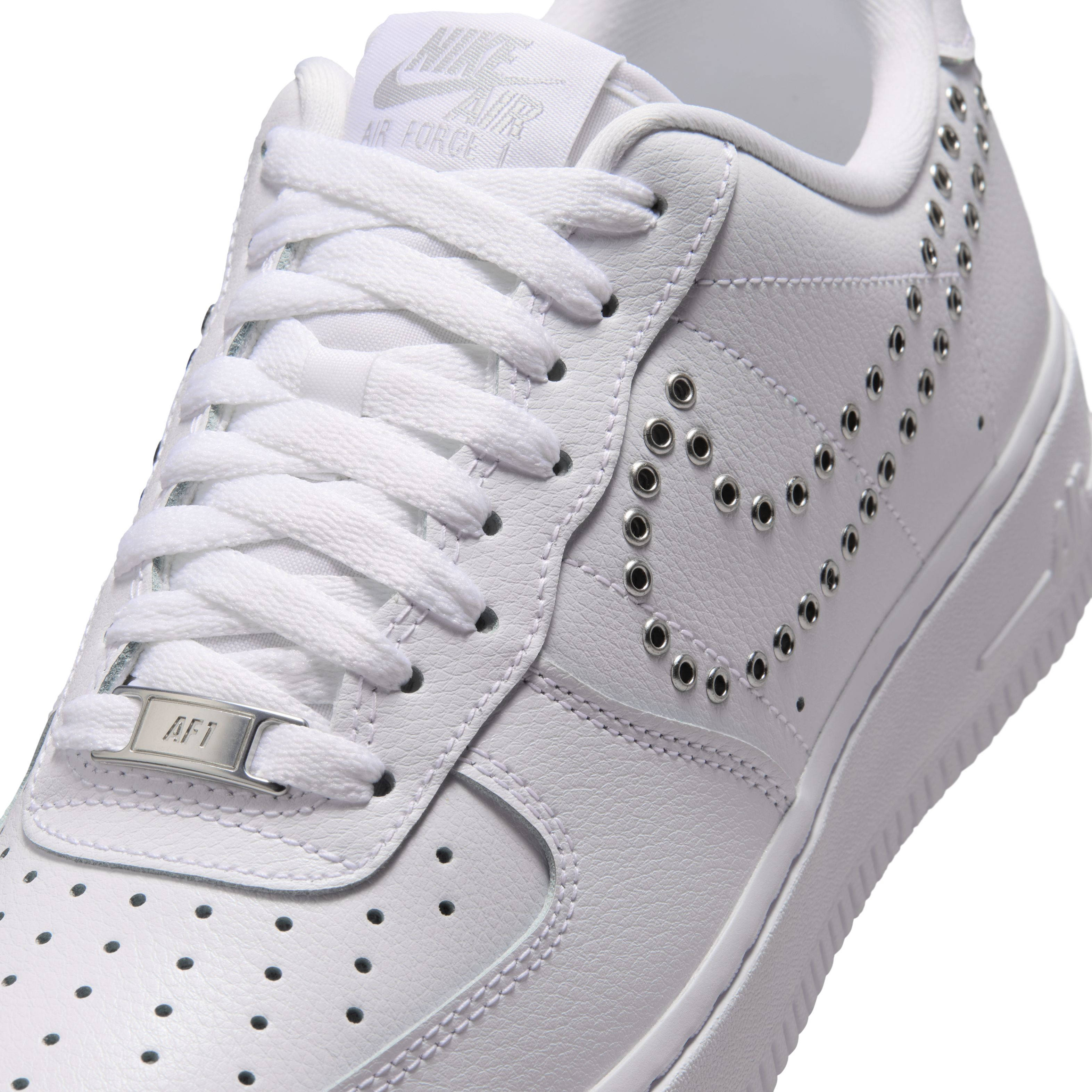 Nike Air Force 1 07 LV8 White Metallic Silver IW1234 100 side