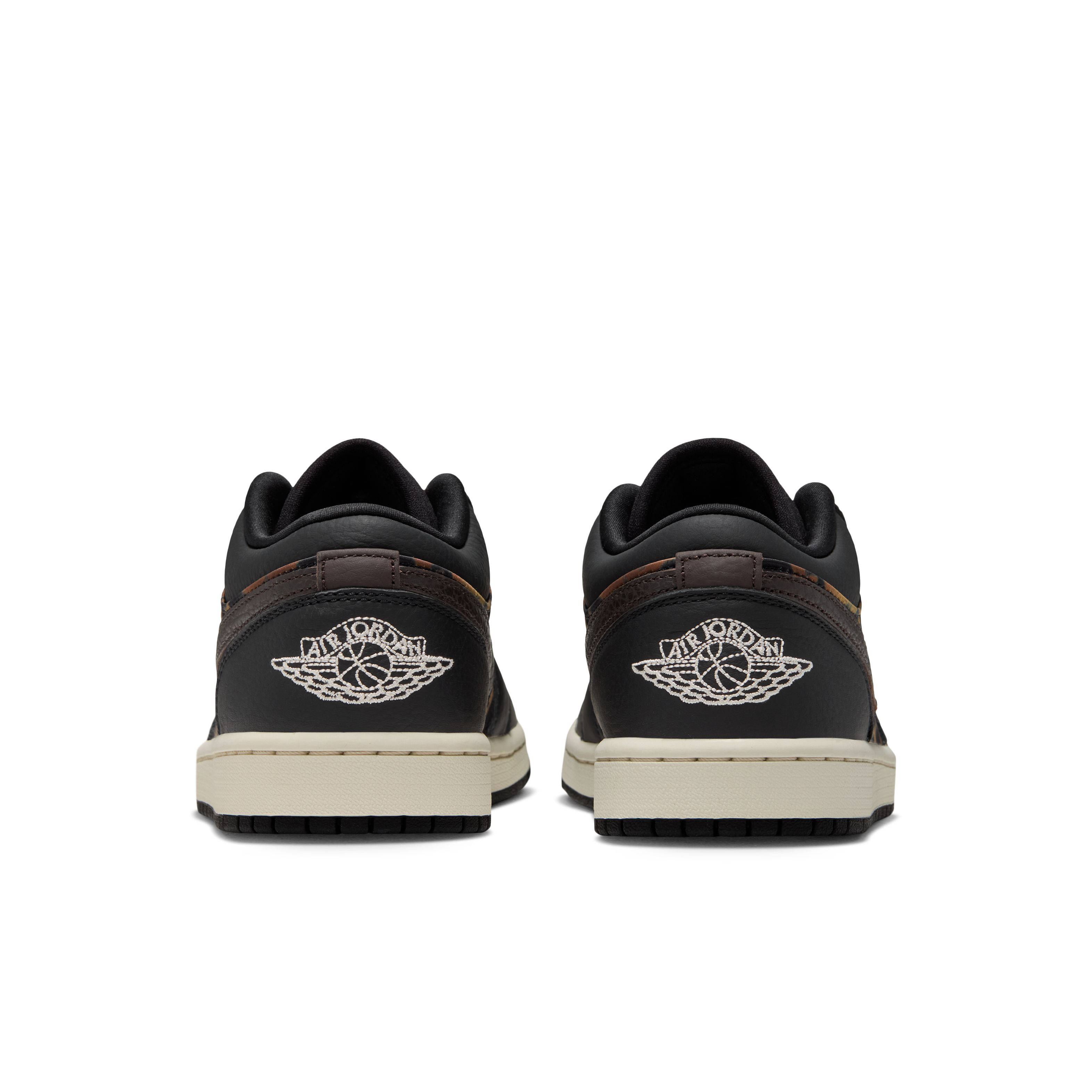 Air Jordan 1 Low SE Leopard Black IQ5162 001 back