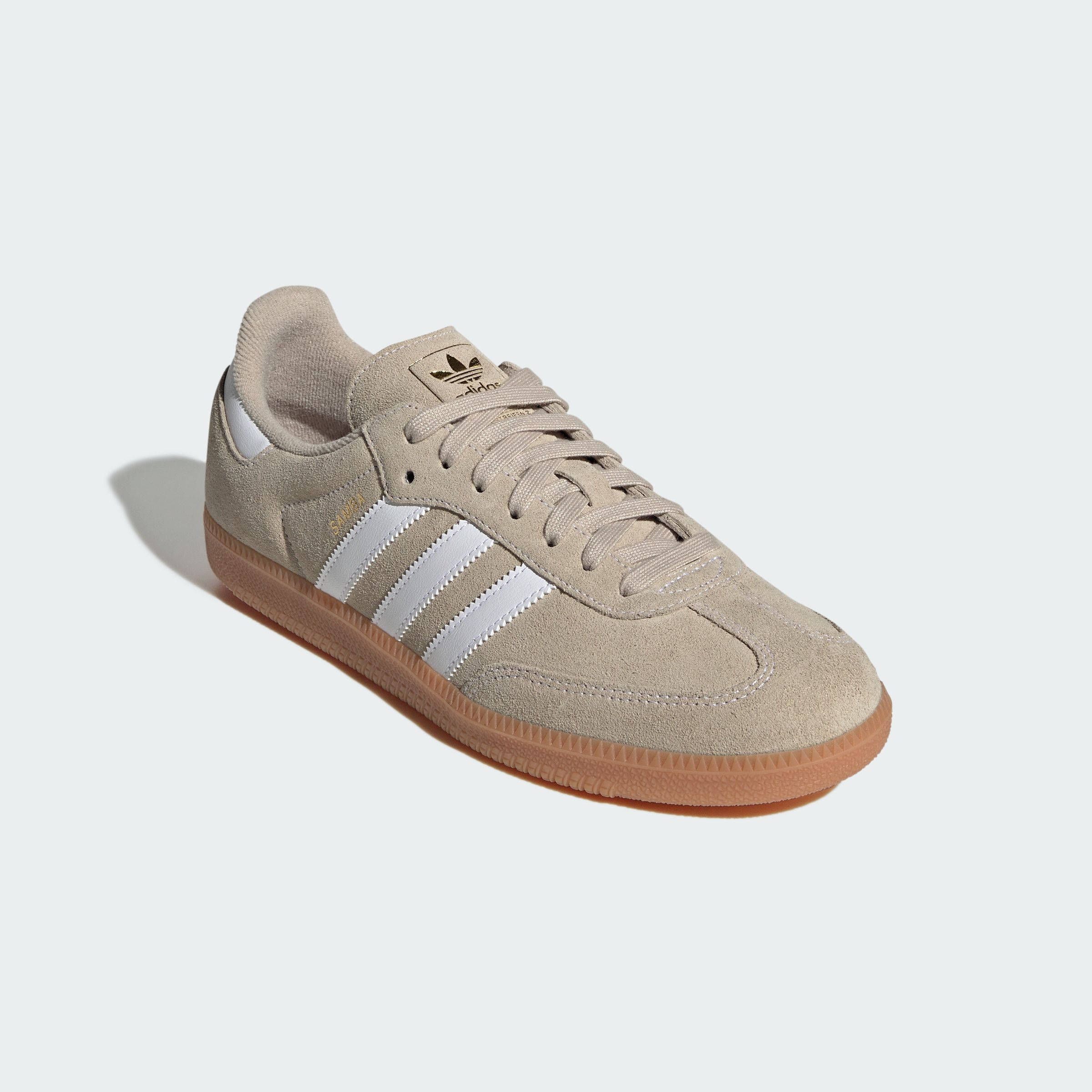 adidas Samba OG Khaki White Gum KK2272 front