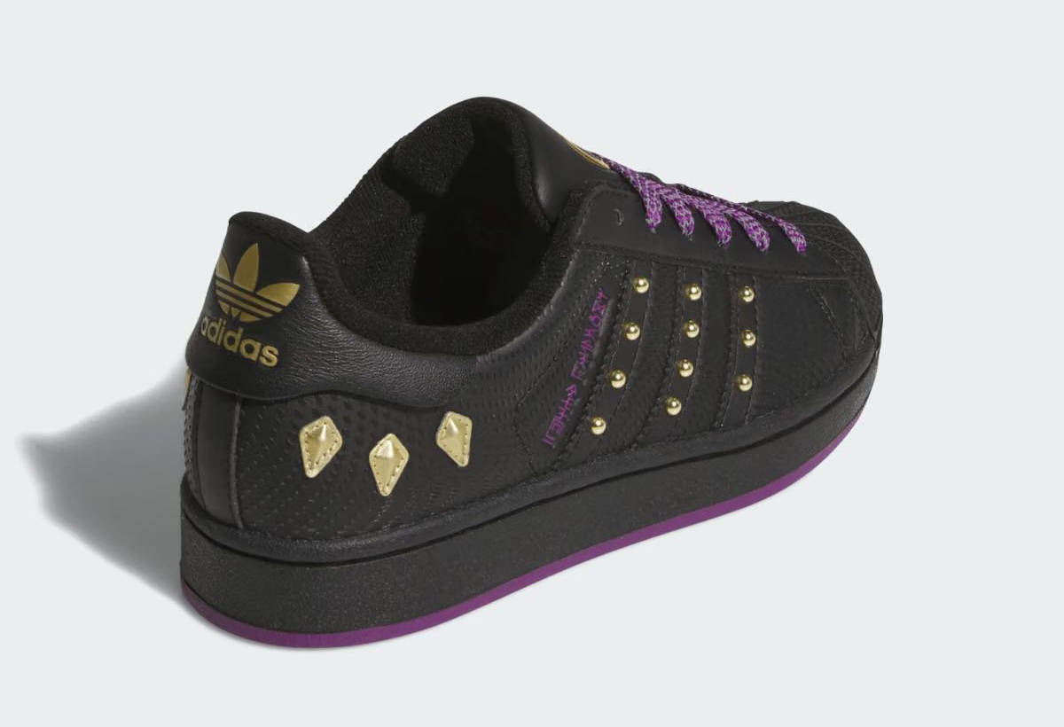 Marvel x adidas Superstar Black Panther back