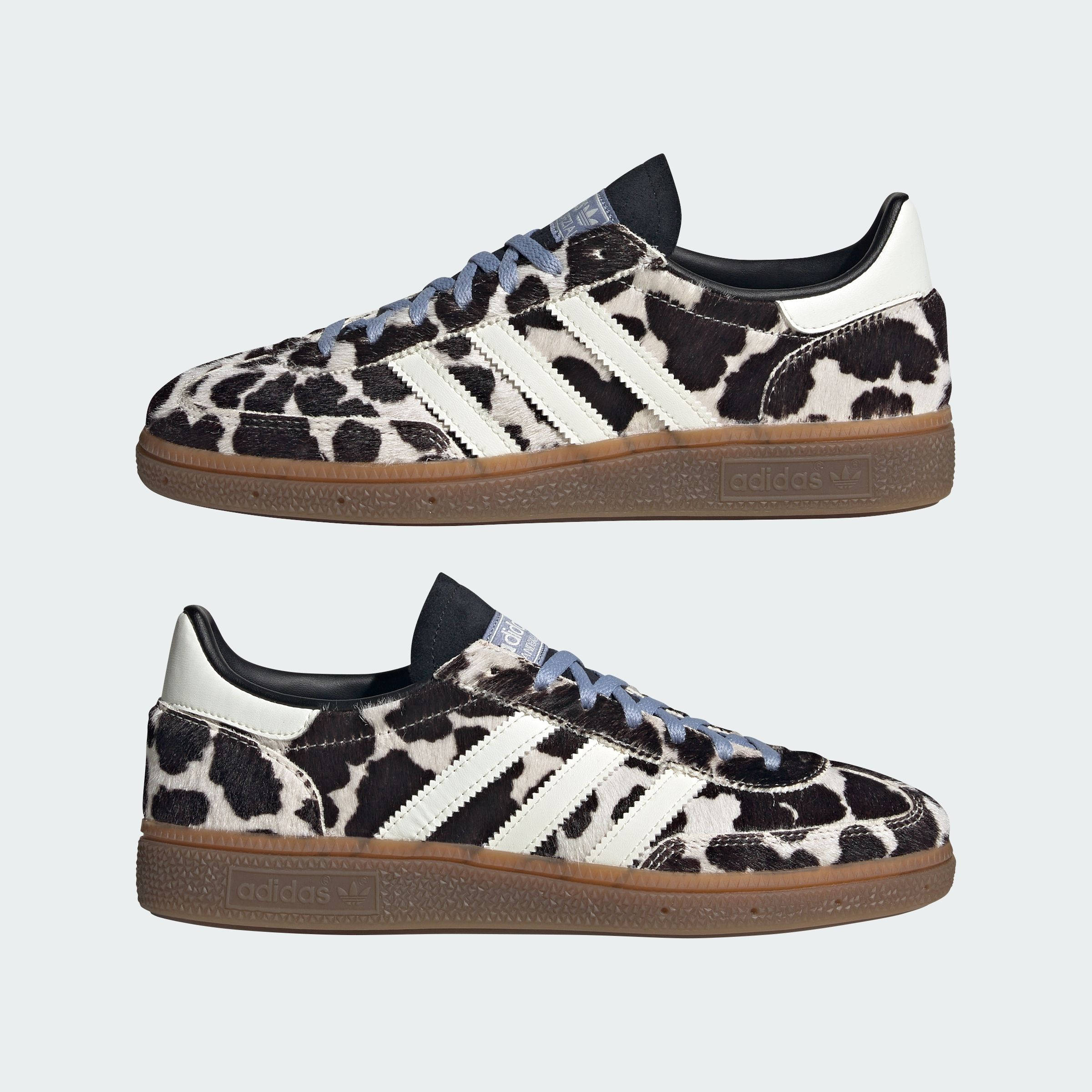 adidas Handball Spezial Cow Print Black White KI2183 feature