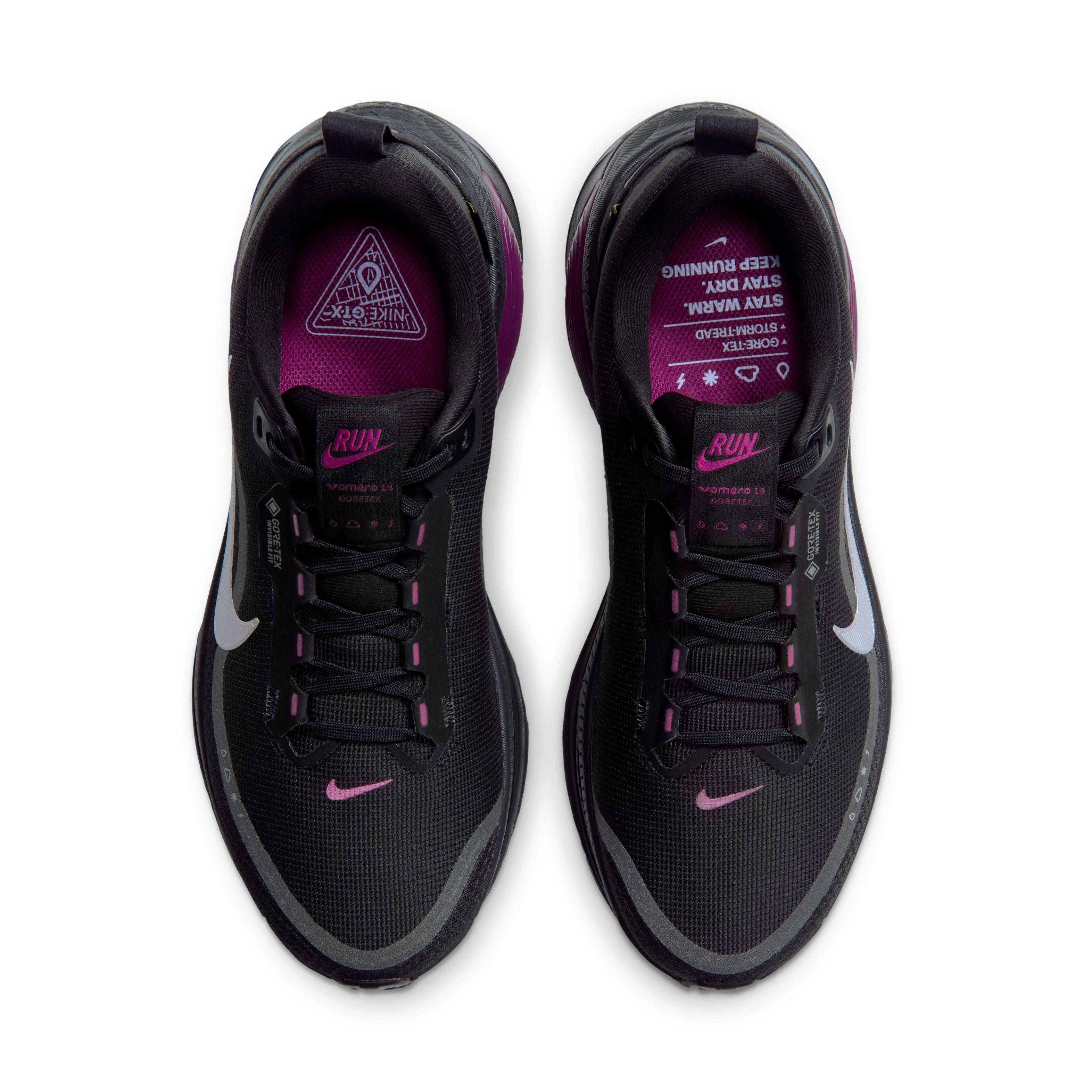 Nike Vomero 18 GORE TEX Black True Berry HQ7002 005 middle