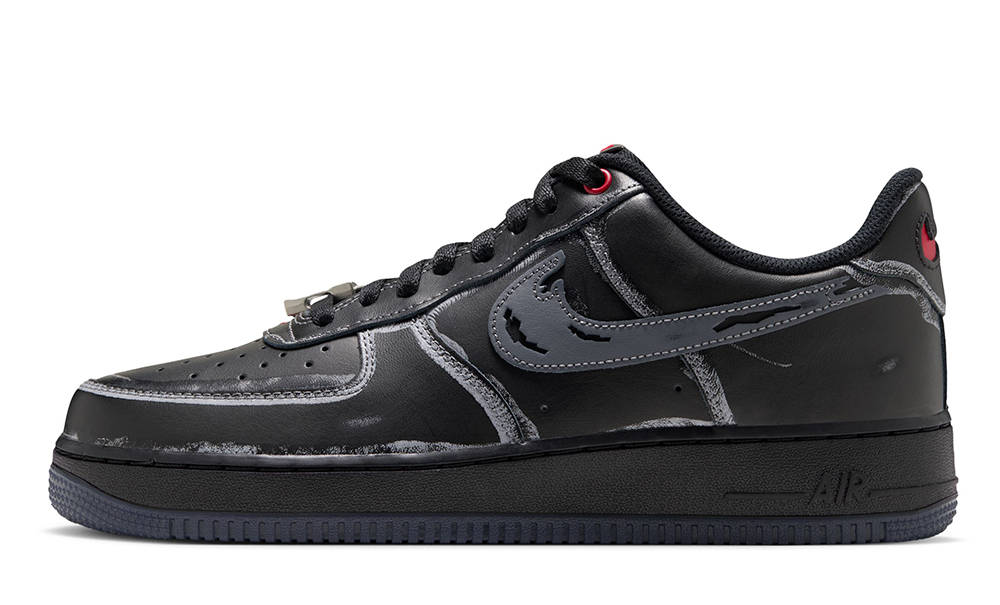 Nike Air Force 1 Low Scream Ghostface Black IZ1207-010