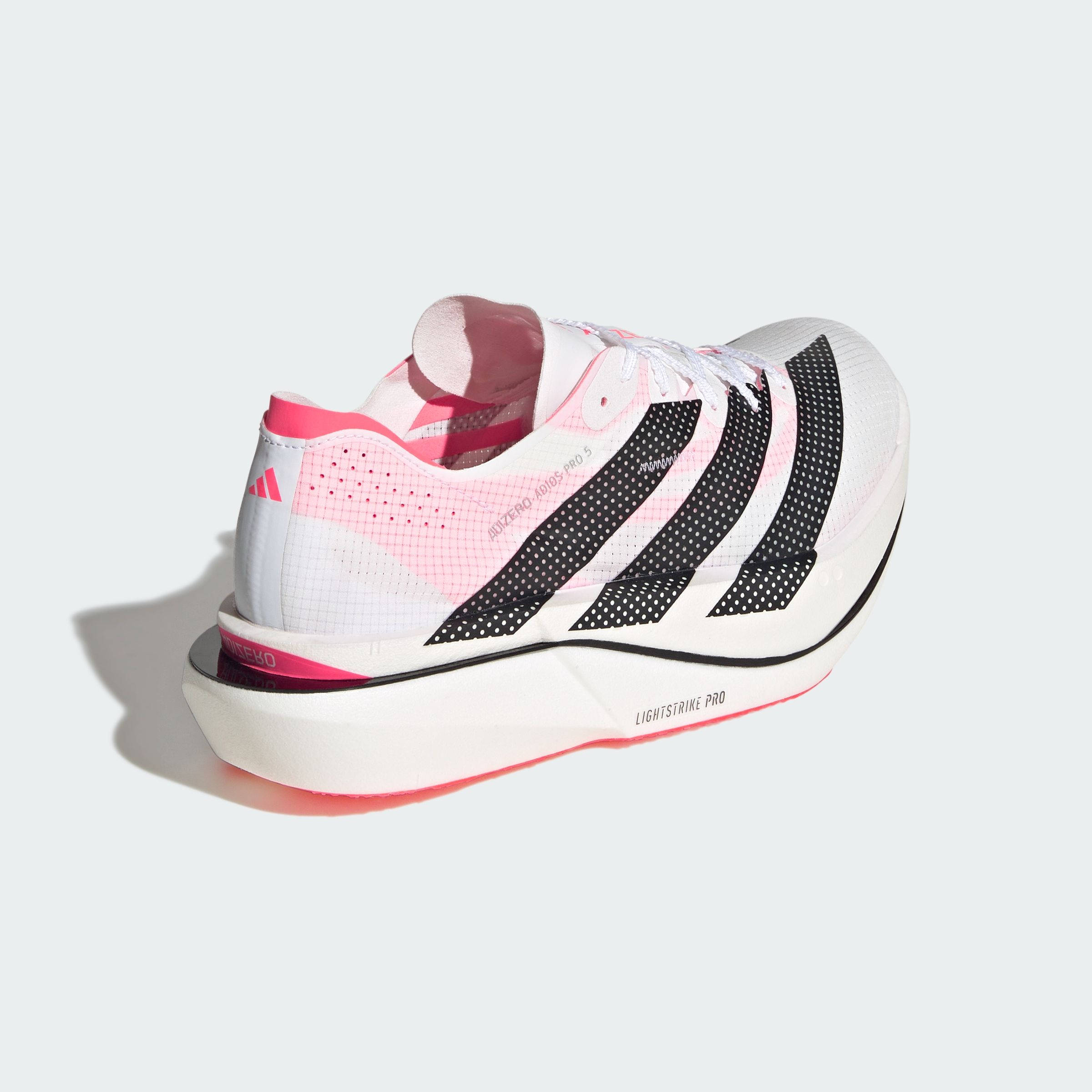 adidas Adizero Adios Pro 5 White Solar Turbo HQ9522 back
