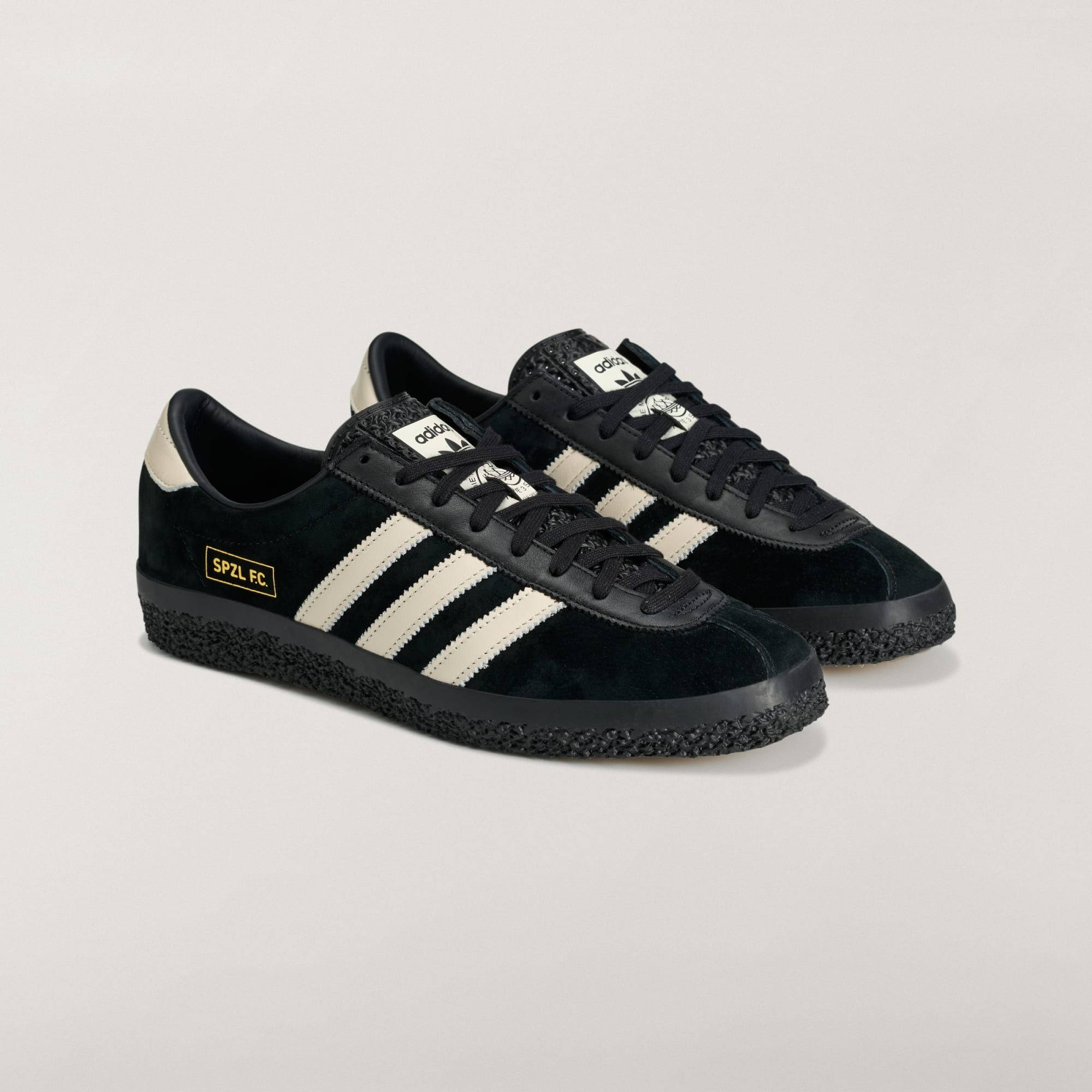 adidas Gazelle SPZL FC Black White HP4248 front