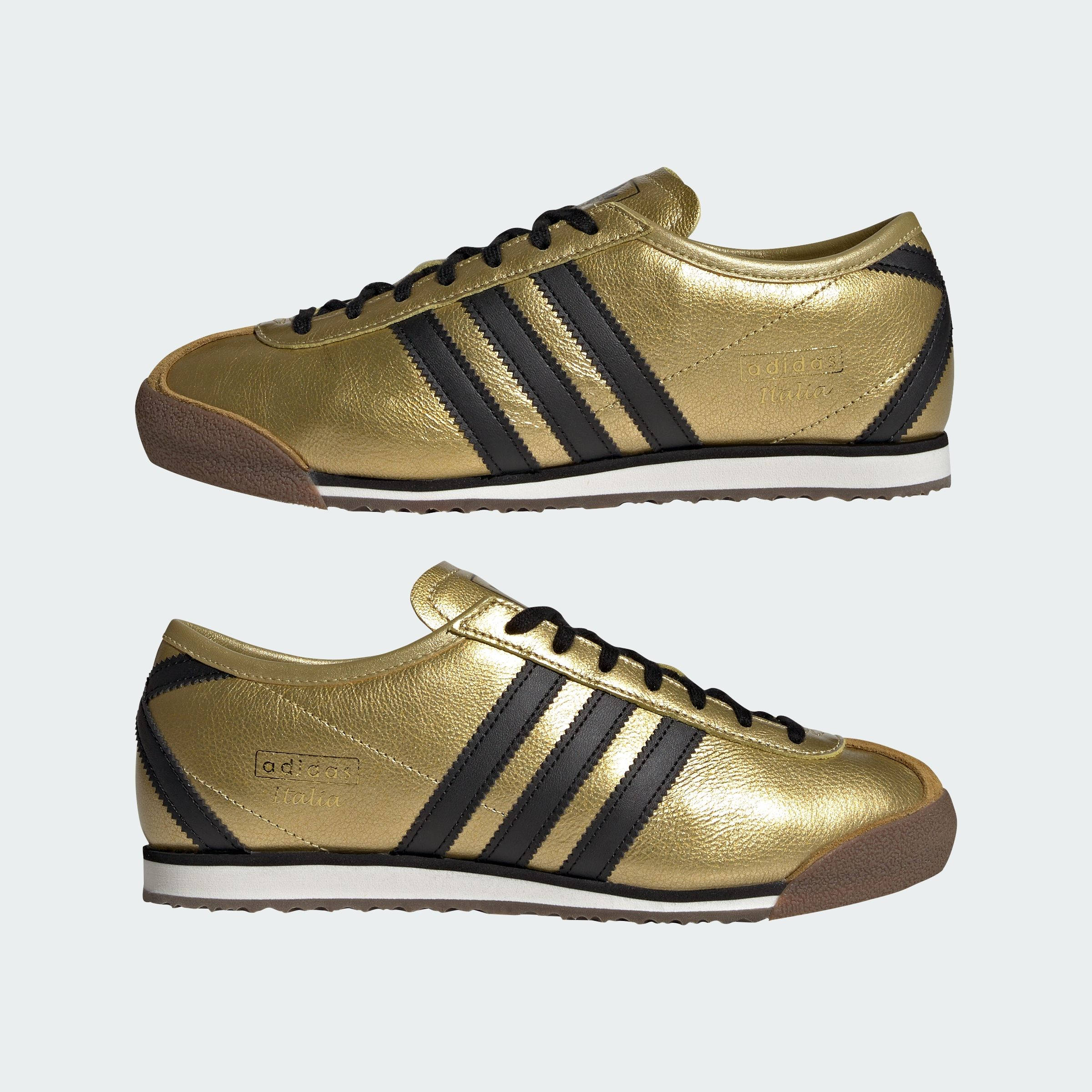 adidas Italia 70s Gold Metallic Black IH6948 feature