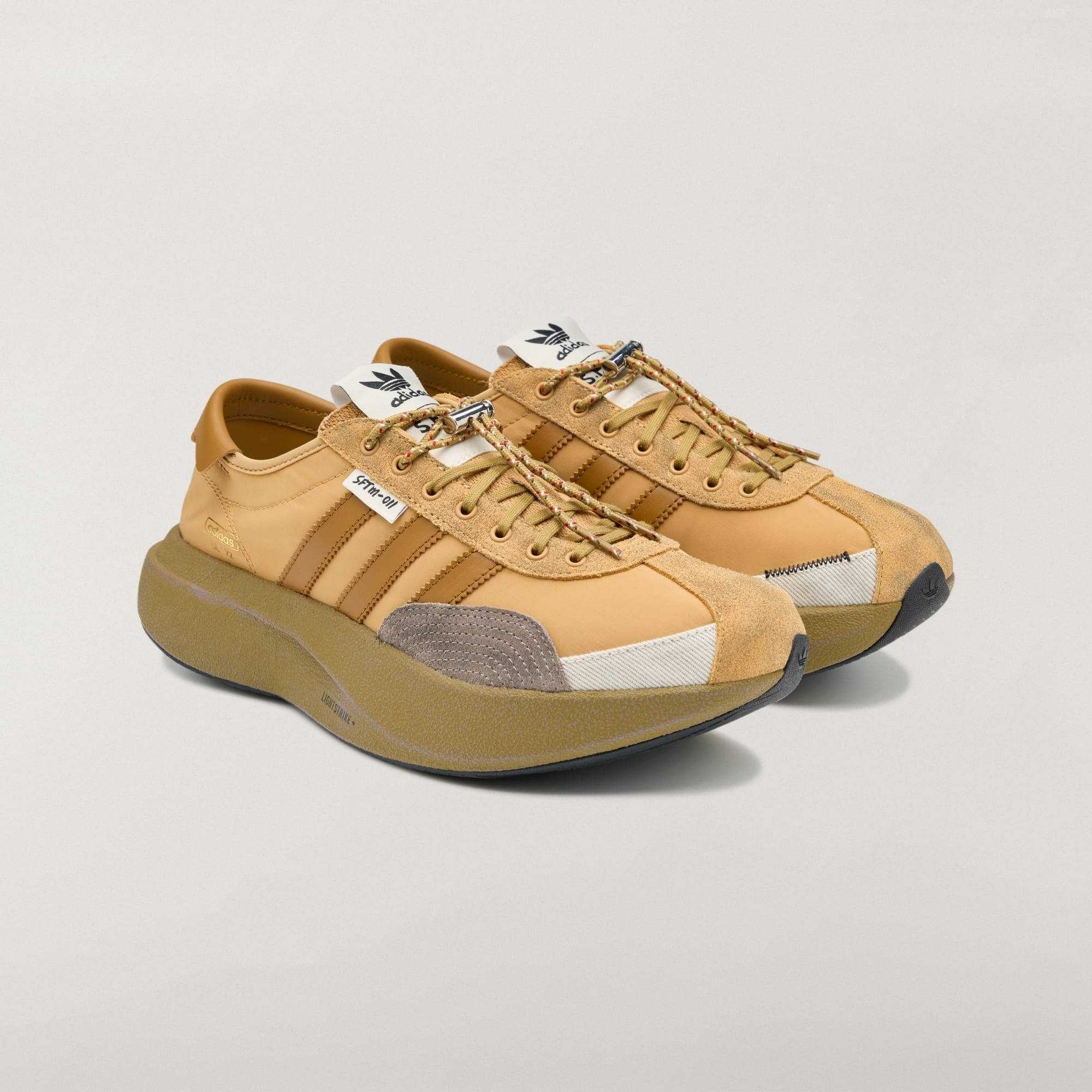 SFTM x adidas SL 72 Pro Simple Brown HQ7604 front