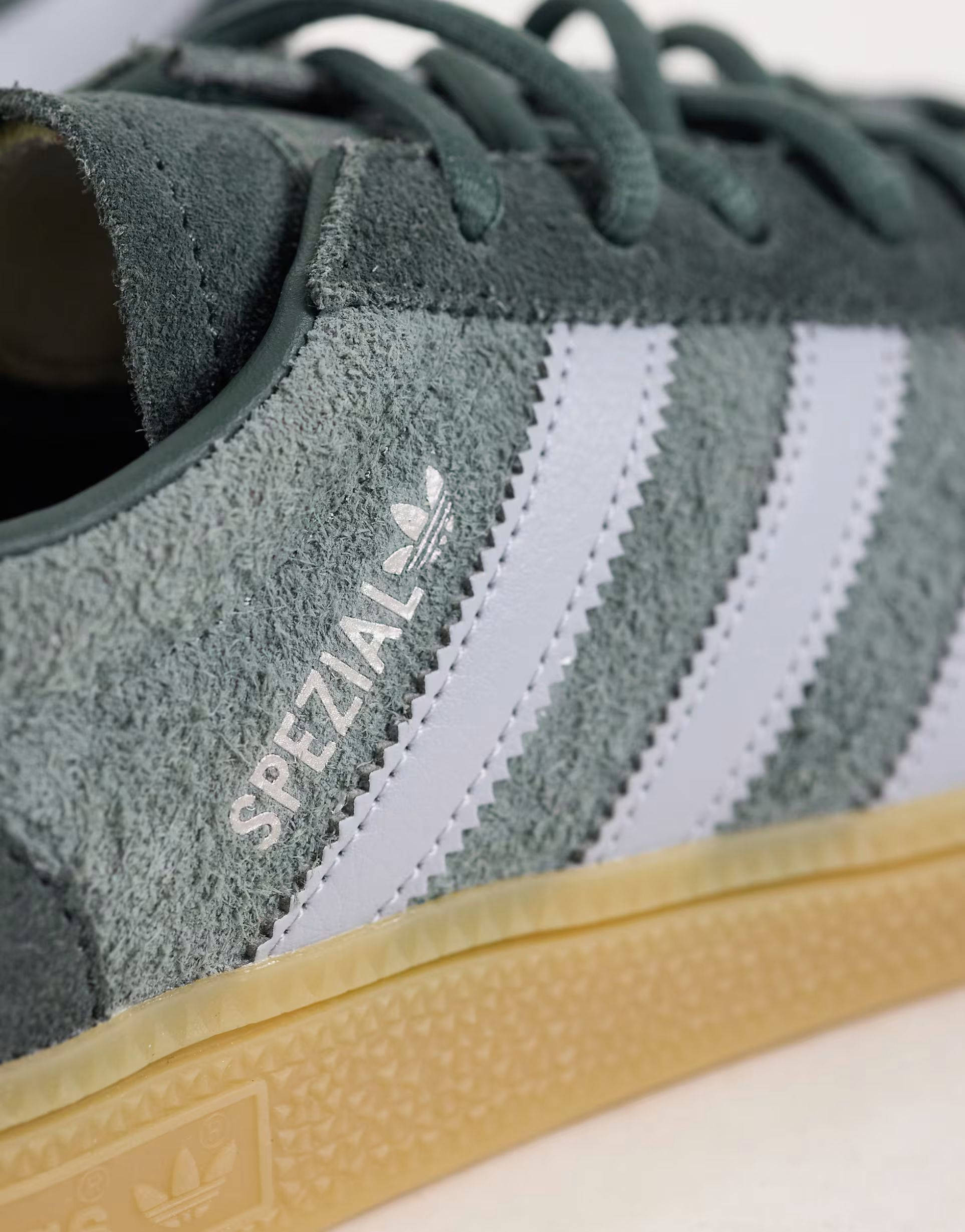 adidas Handball Spezial Grey Silver Gum 210680645 logo