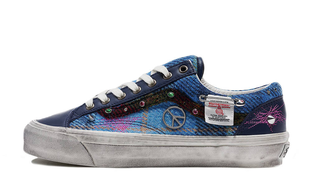 Harris Tweed x Vans Old Skool 36 Blue Multi VN000E8VBIP