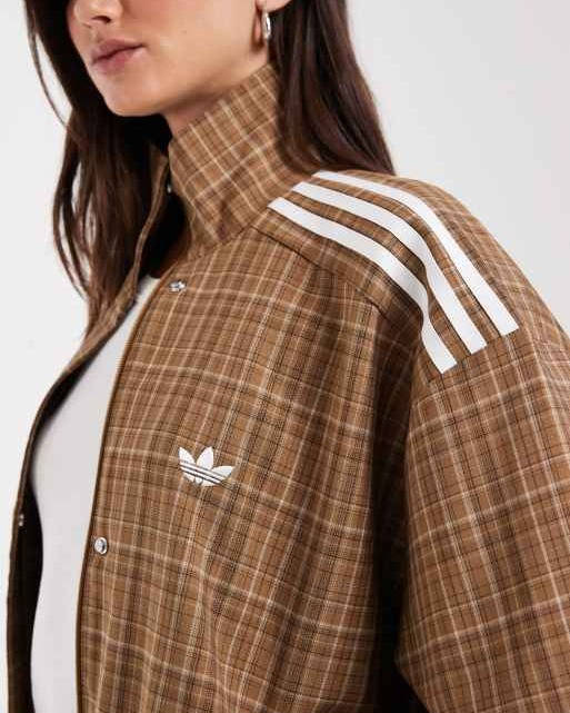adidas Originals check track top