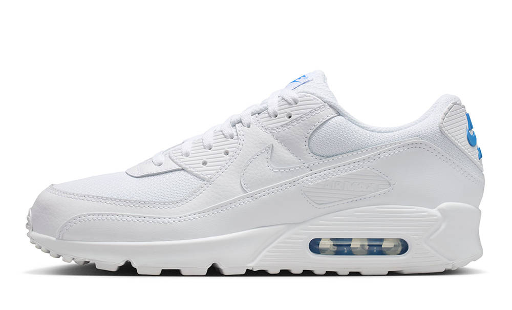Nike Air Max 90 White Blue Crystal DM0029-123