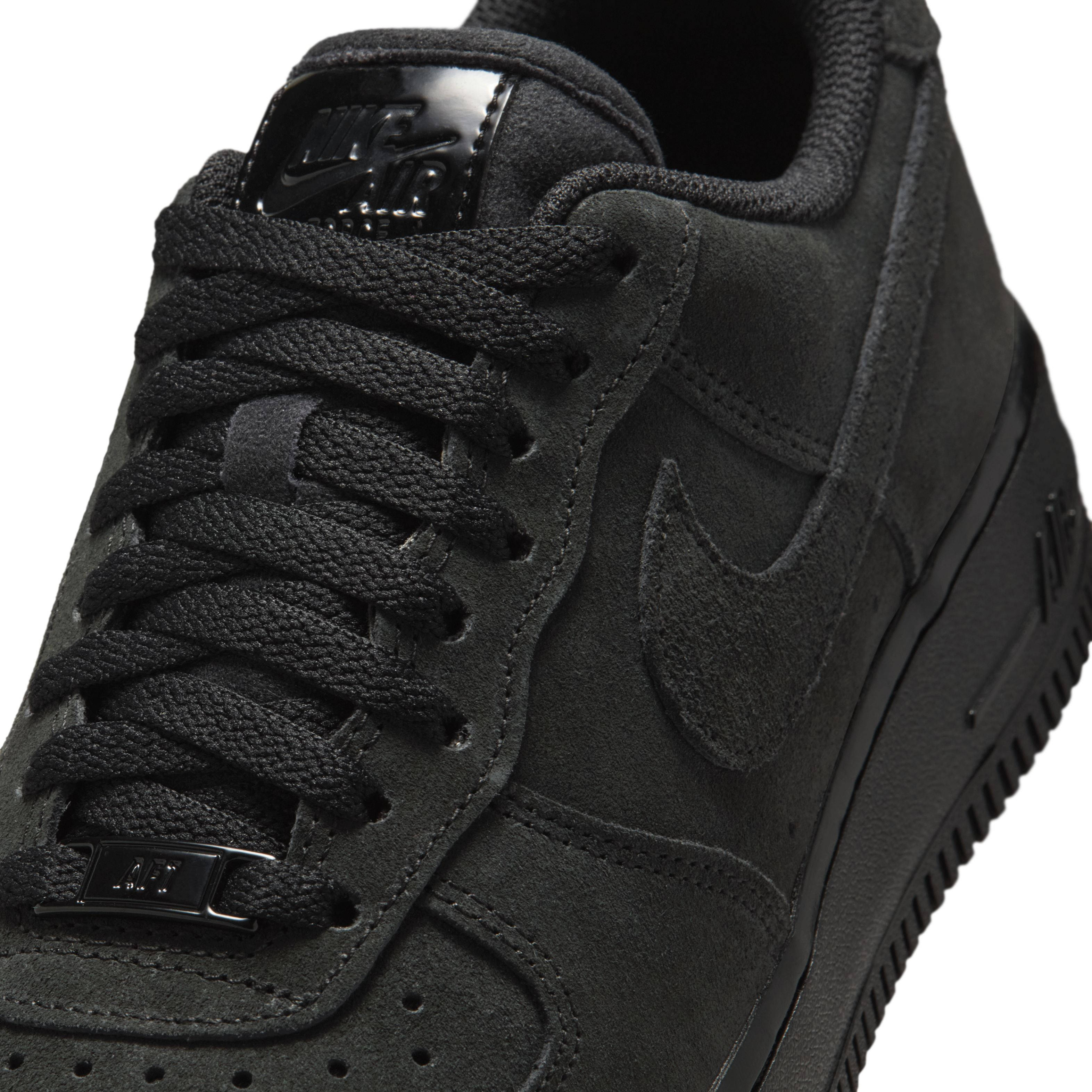 Nike Air Force 1 07 Black Womens side