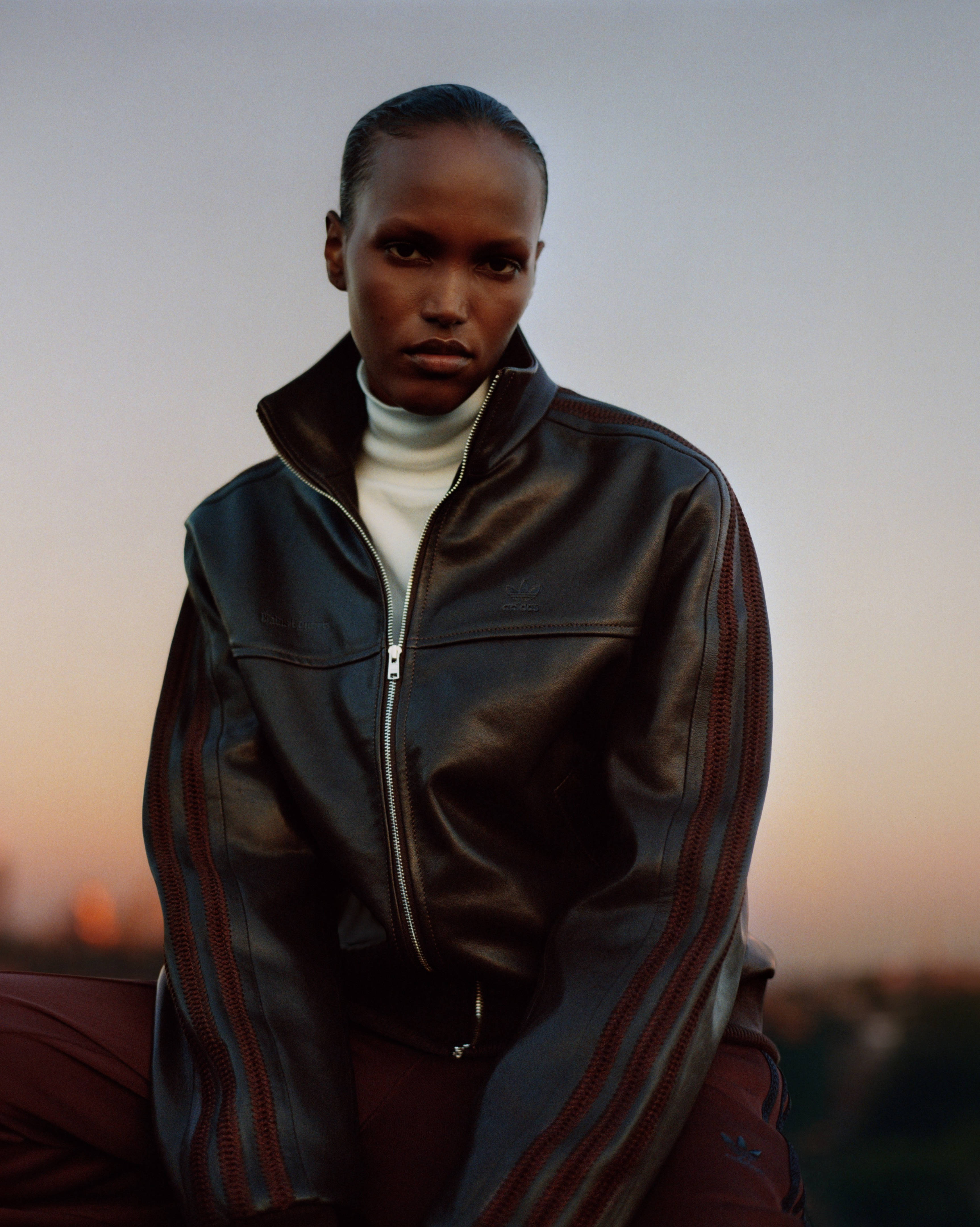 adidas wales bonner leather jacket