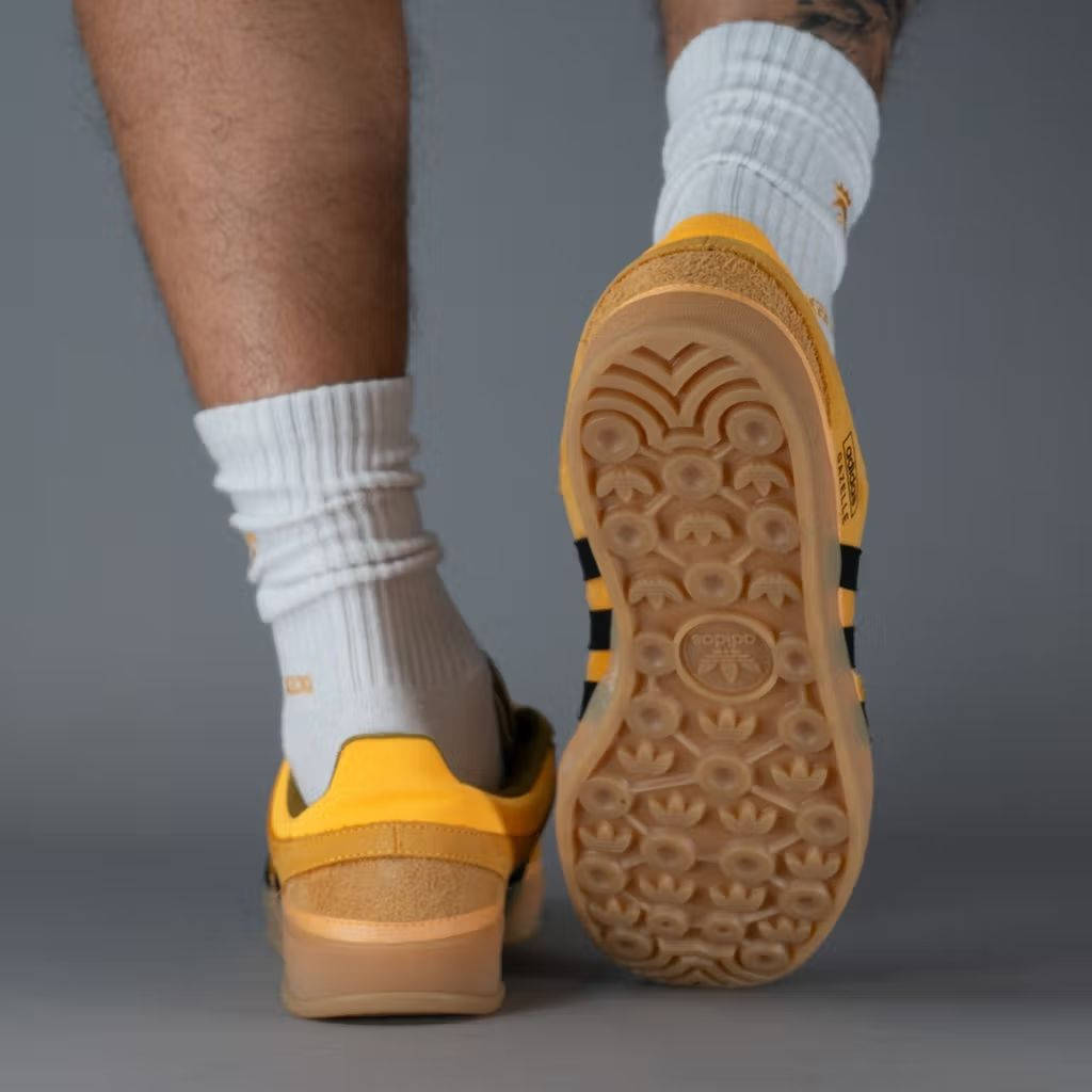 Bad Bunny x adidas Gazelle Indoor Solar Gold KI2592 back