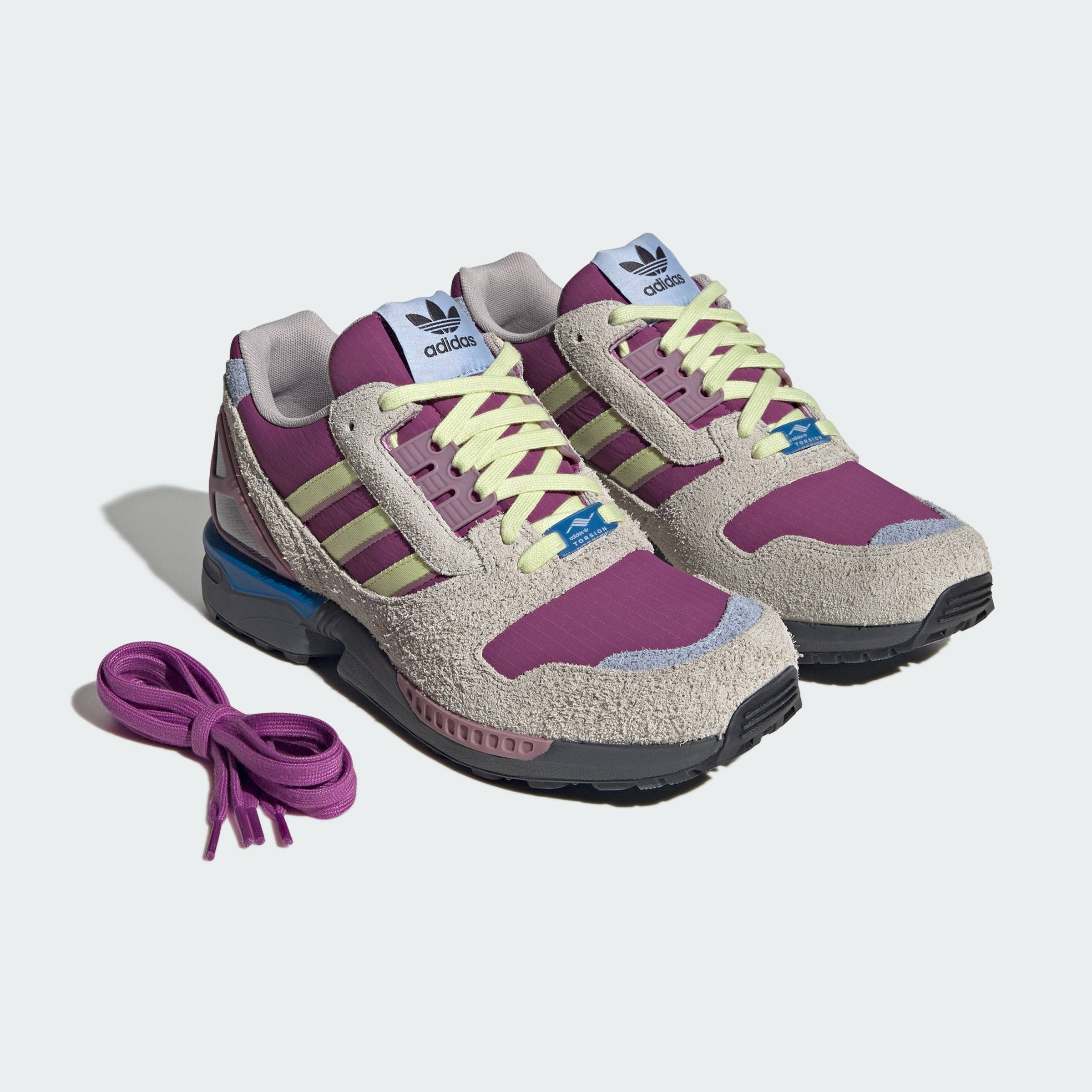 adidas ZX 8000 Lucid Pink Yellow Tint KI4725 side