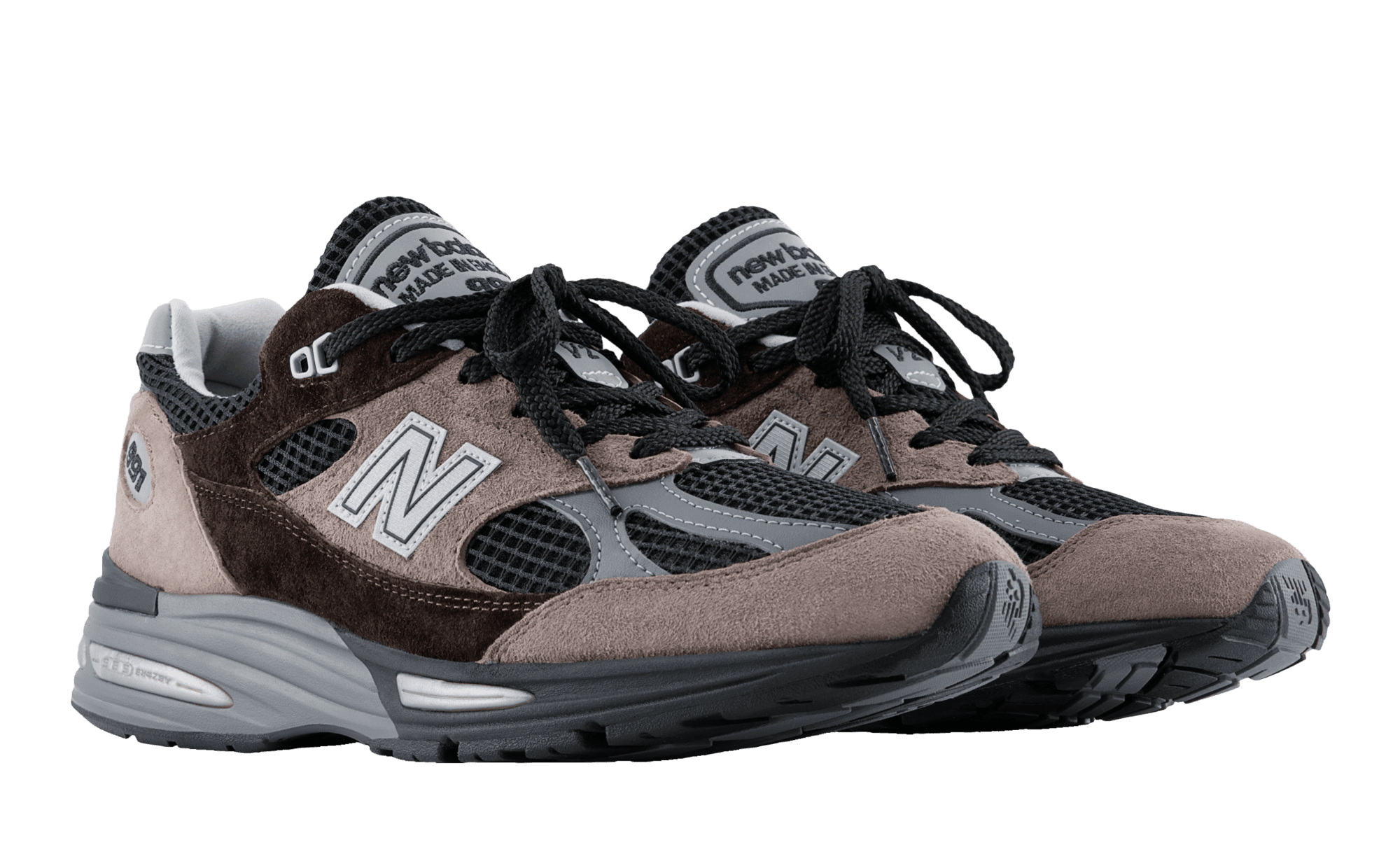 New Balance 991V2 Elevated Neutrals Iron Mulch front
