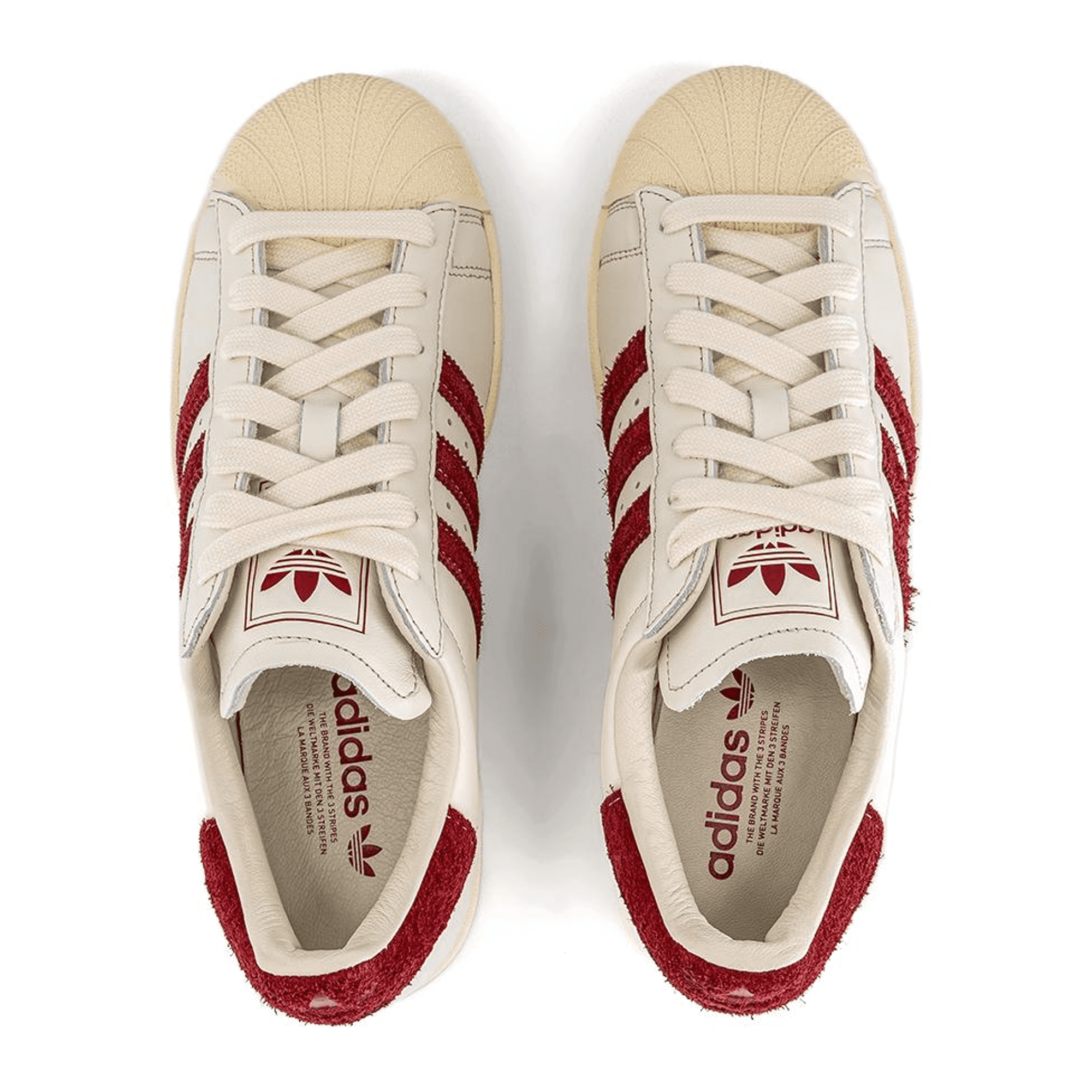 adidas Superstar II Off-White Rust Red KZ6733 middle