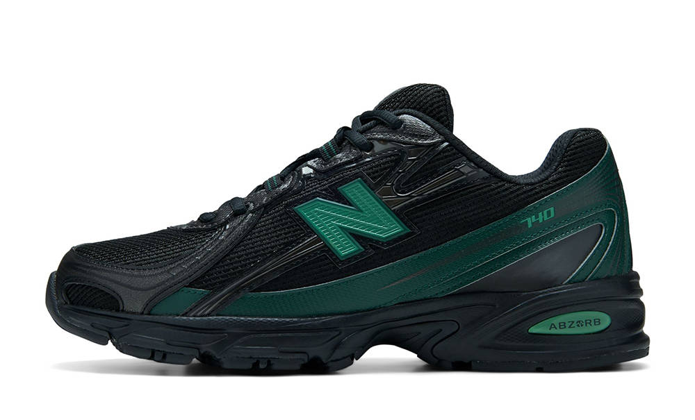 New Balance 740 Black Nordic Green U7407T3