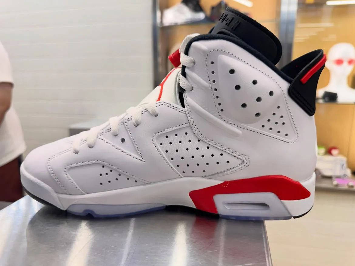 Air Jordan 6 White Infrared CT8529 105 first look side view