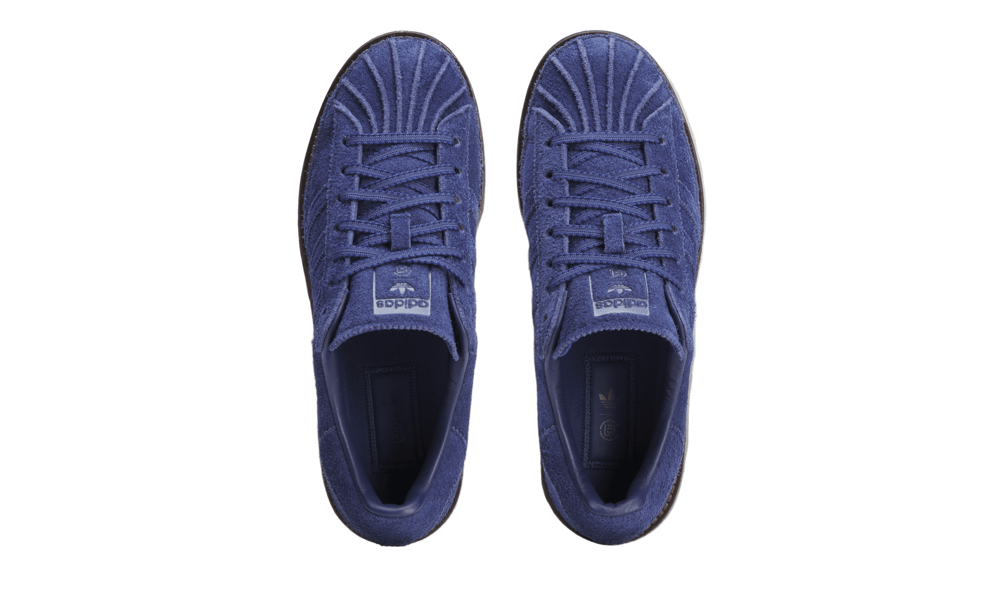 CLOT x adidas Superstar Dark Blue Cardboard KJ0283 middle