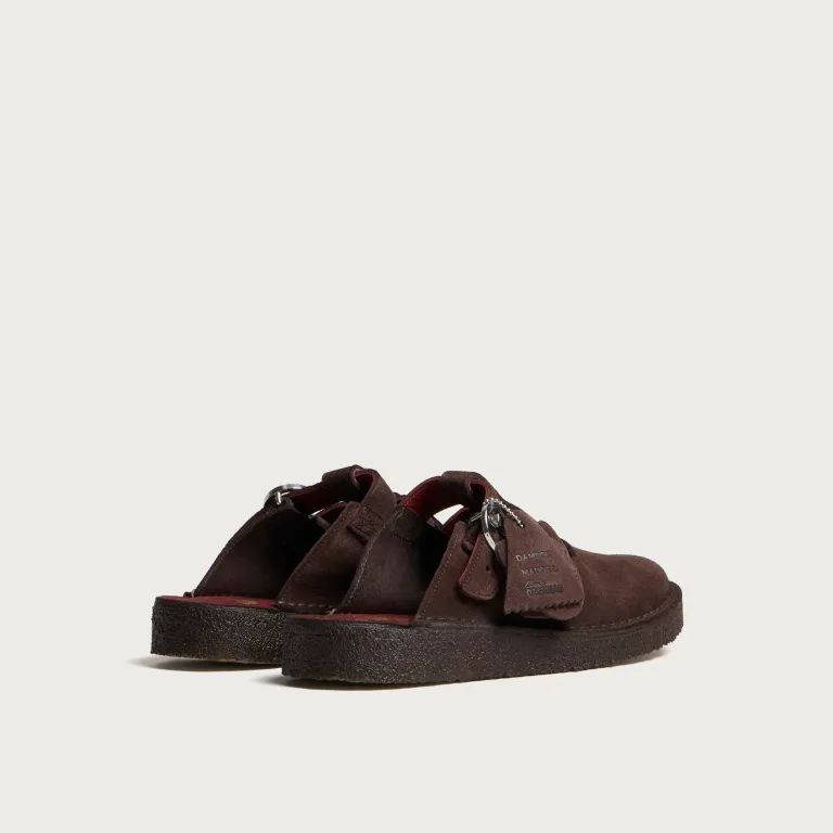 Damson Madder x Clarks Mary Jane Mule Chocolate AW26 DM 4160 side
