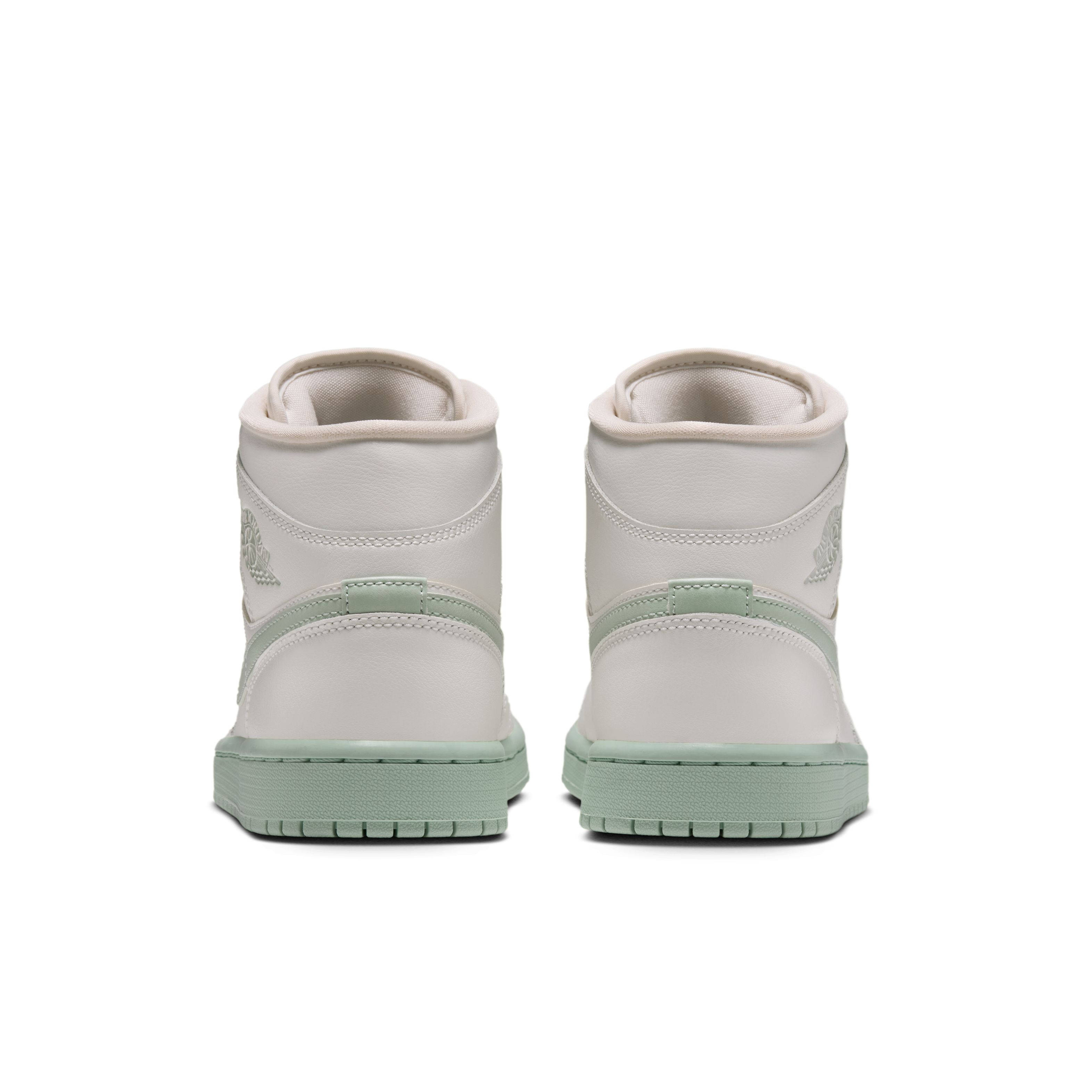 Air Jordan 1 Mid Sail Pistachio Frost BQ6472 124 BACK