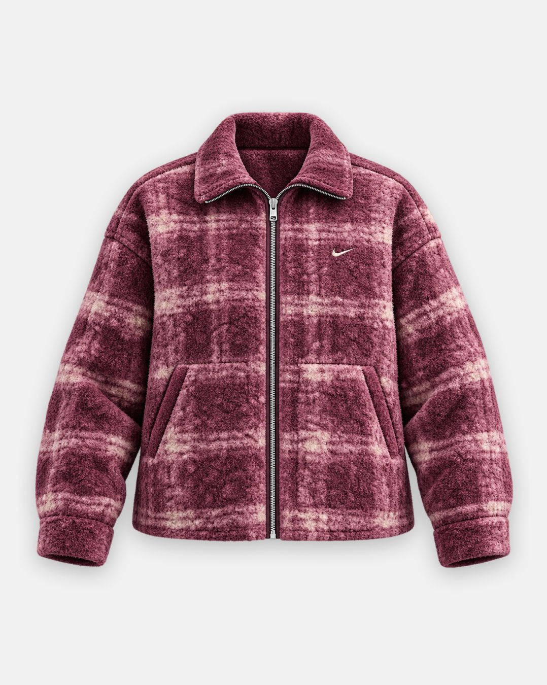 Nike plaid jacket women's