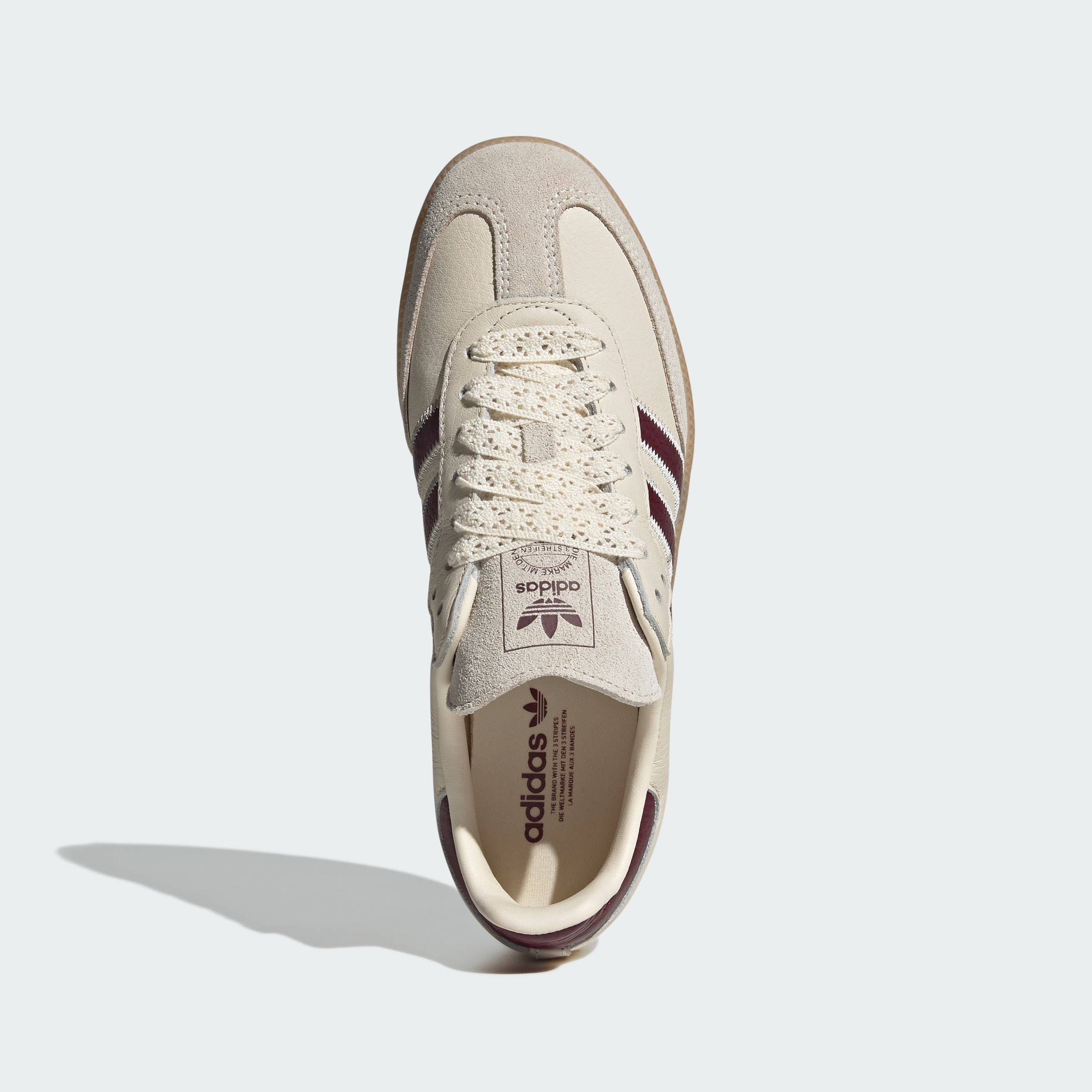 adidas Samba White Shadow Red LB5567 middle