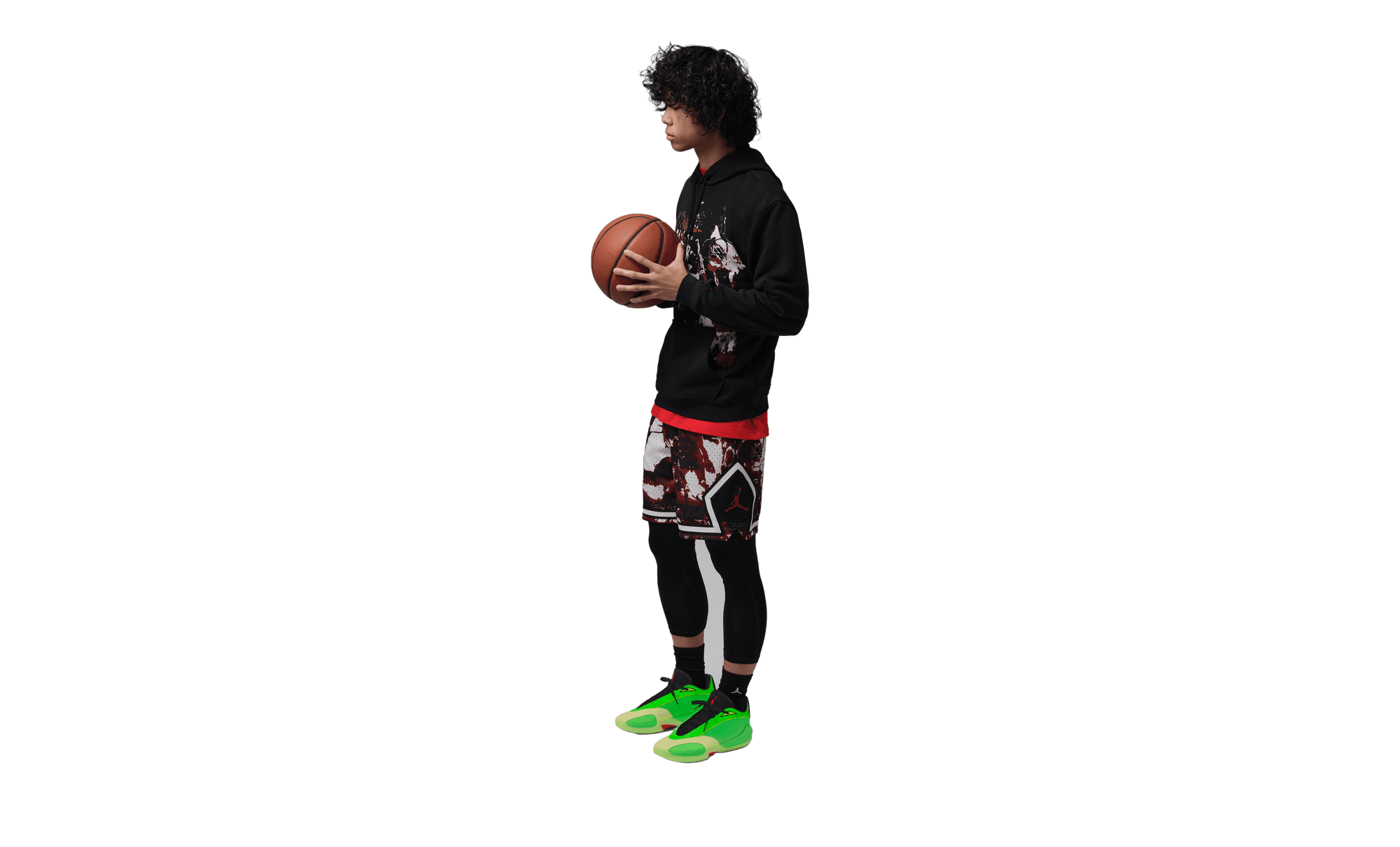Jordan Triangle Paolo Banchero Halloween IQ5570-300 on foot