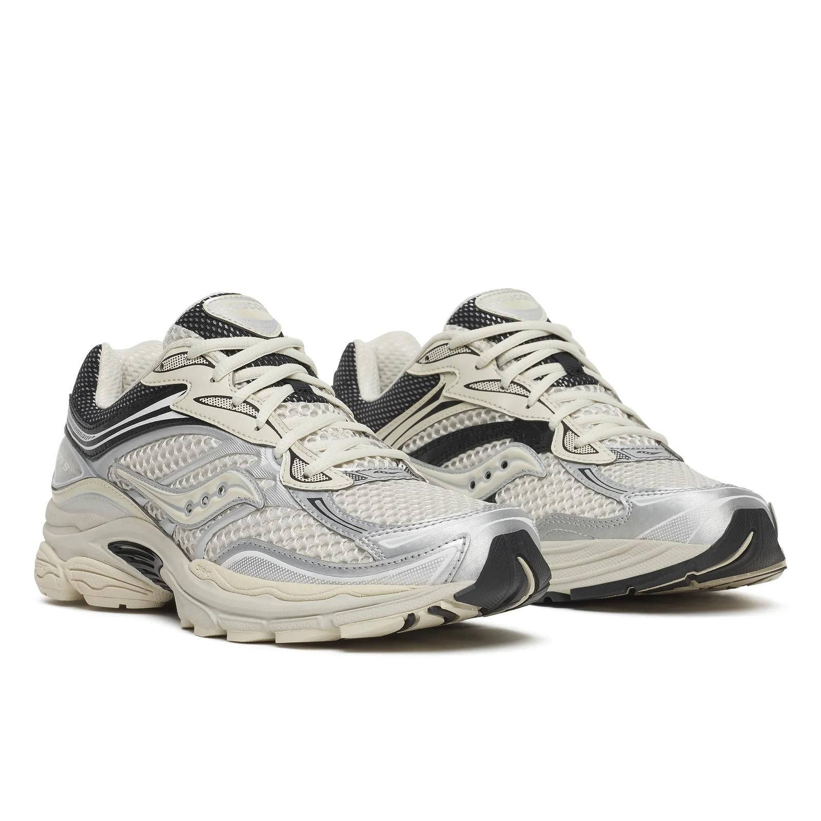 Saucony ProGrid Omni 9 White Silver Black S101245 1011 front