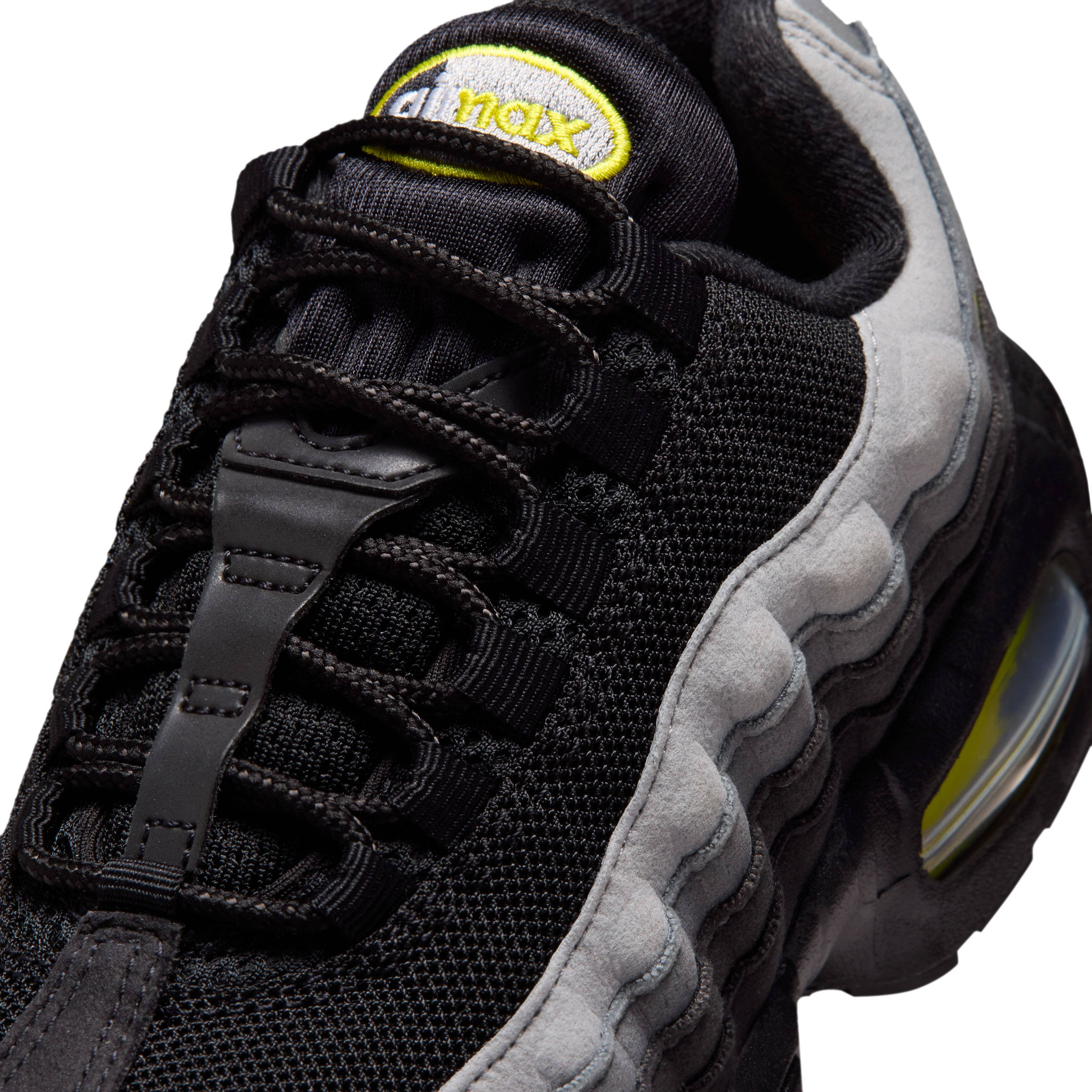 Nike Air Max 95 OG GS Big Bubble Black Chrome Yellow HF7054 077 side